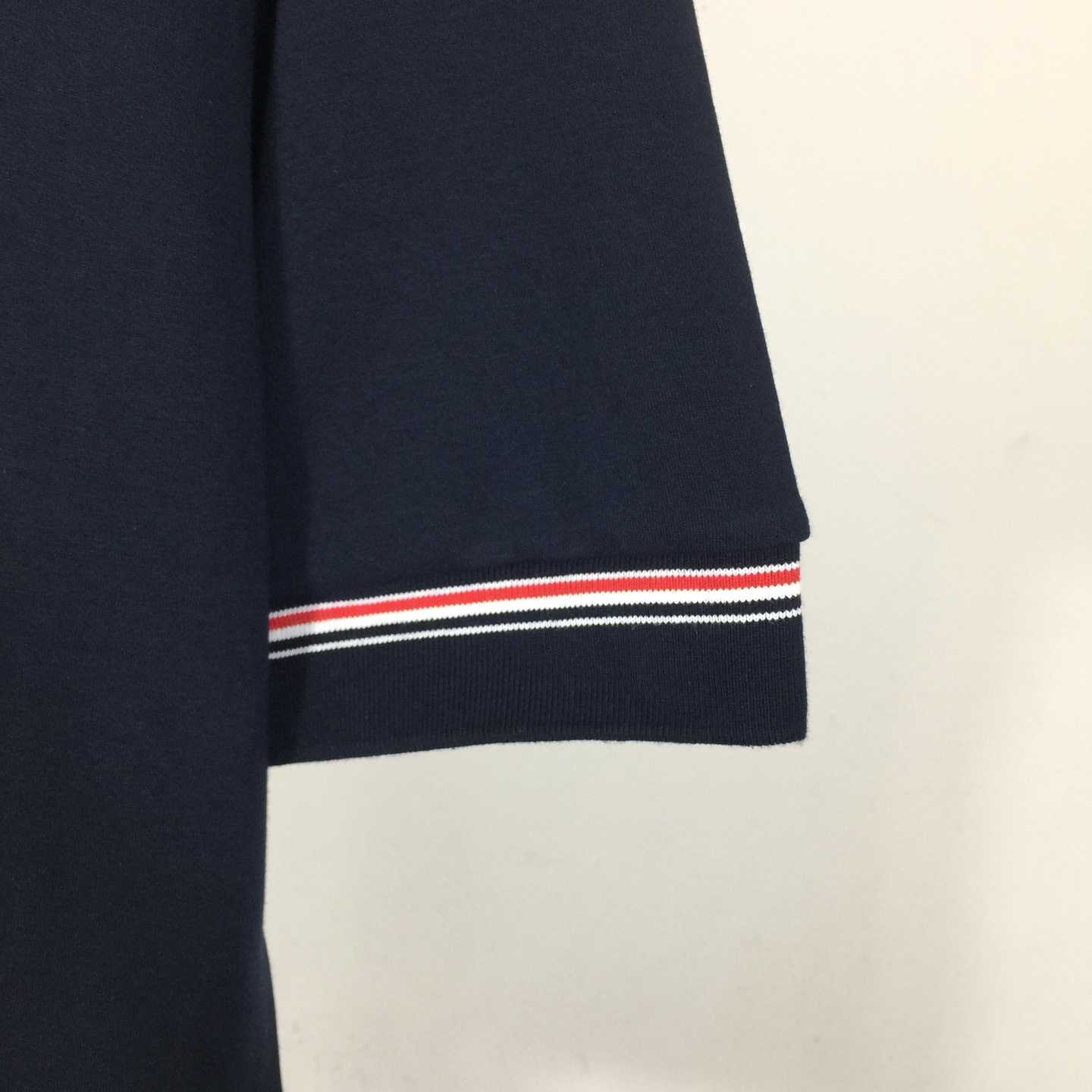 Thom Browne Cotton Rugby Short Sleeve Tee - FashionPlug