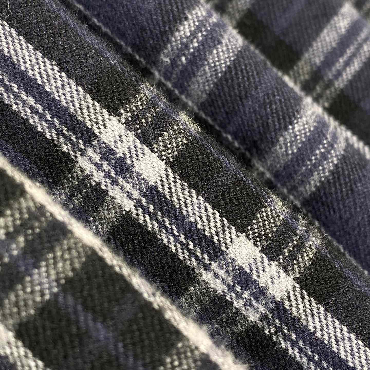 Balenciaga SS25 Logo Embroidered Hooded Check Jacket - FashionPlug