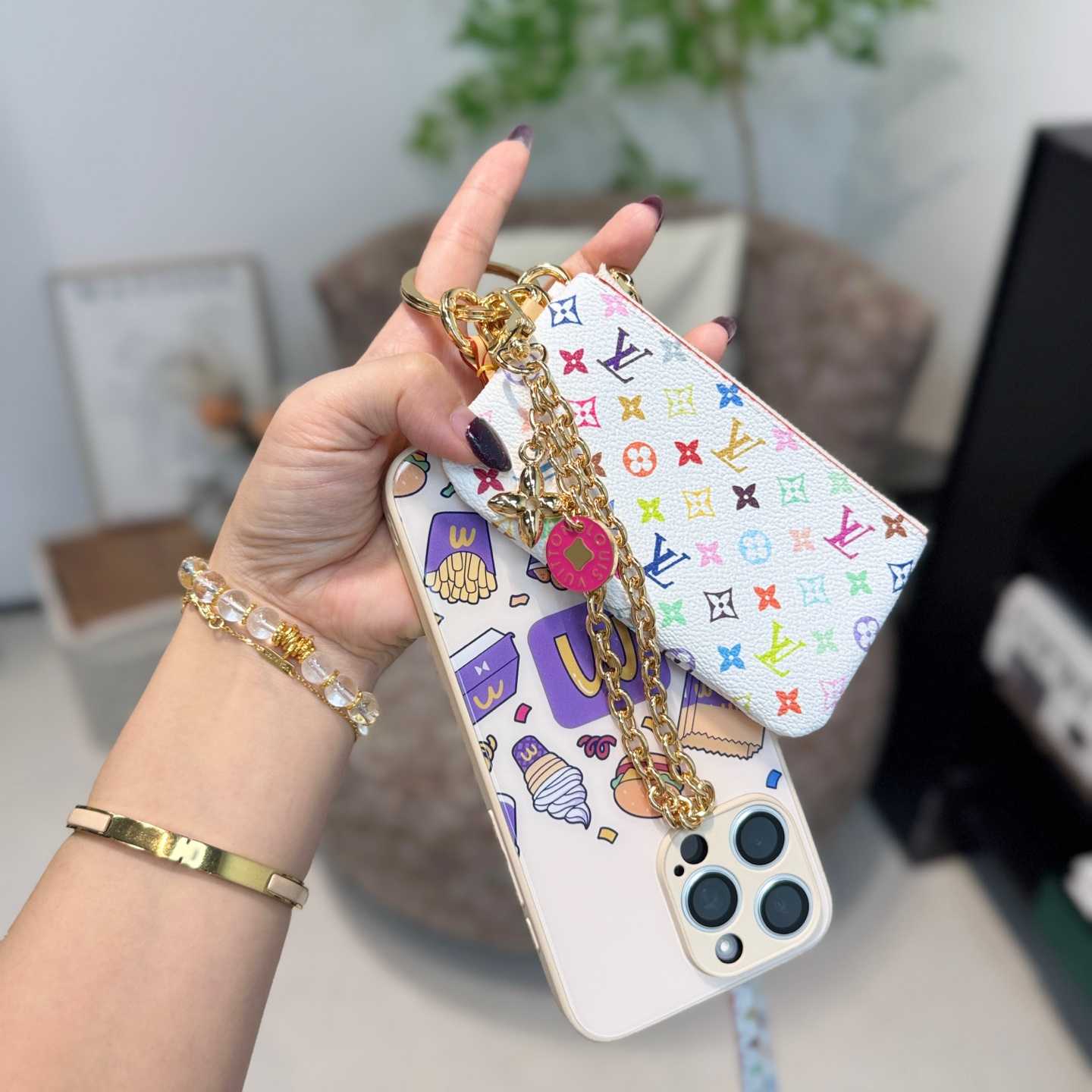 Louis Vuitton LV x TM Phone Holder  M14099 - FashionPlug