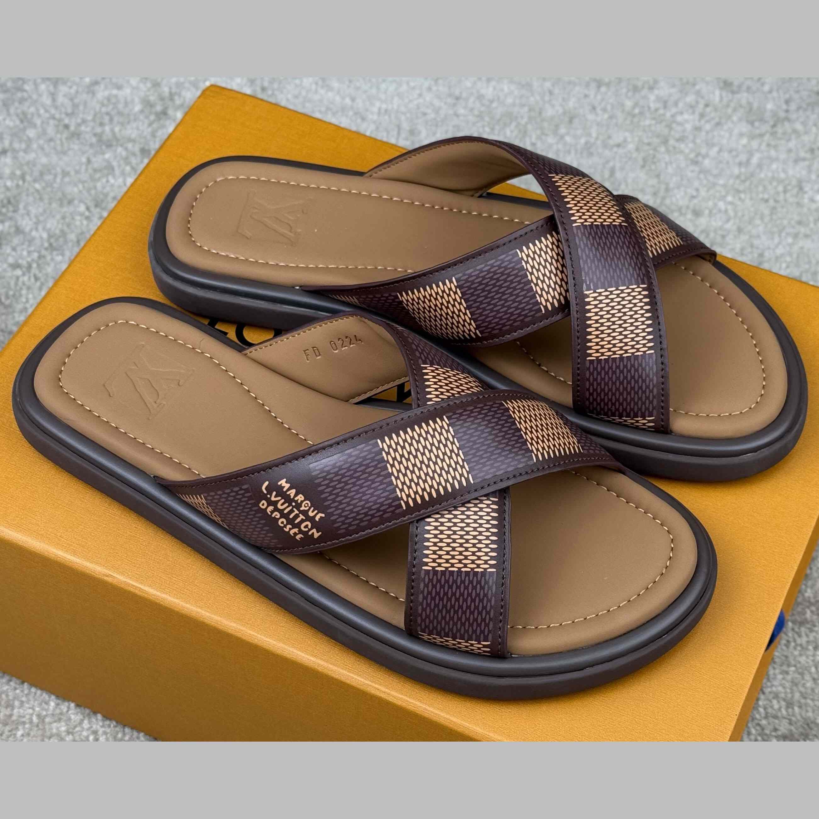 Louis Vuitton LV Venice Mule   - FashionPlug
