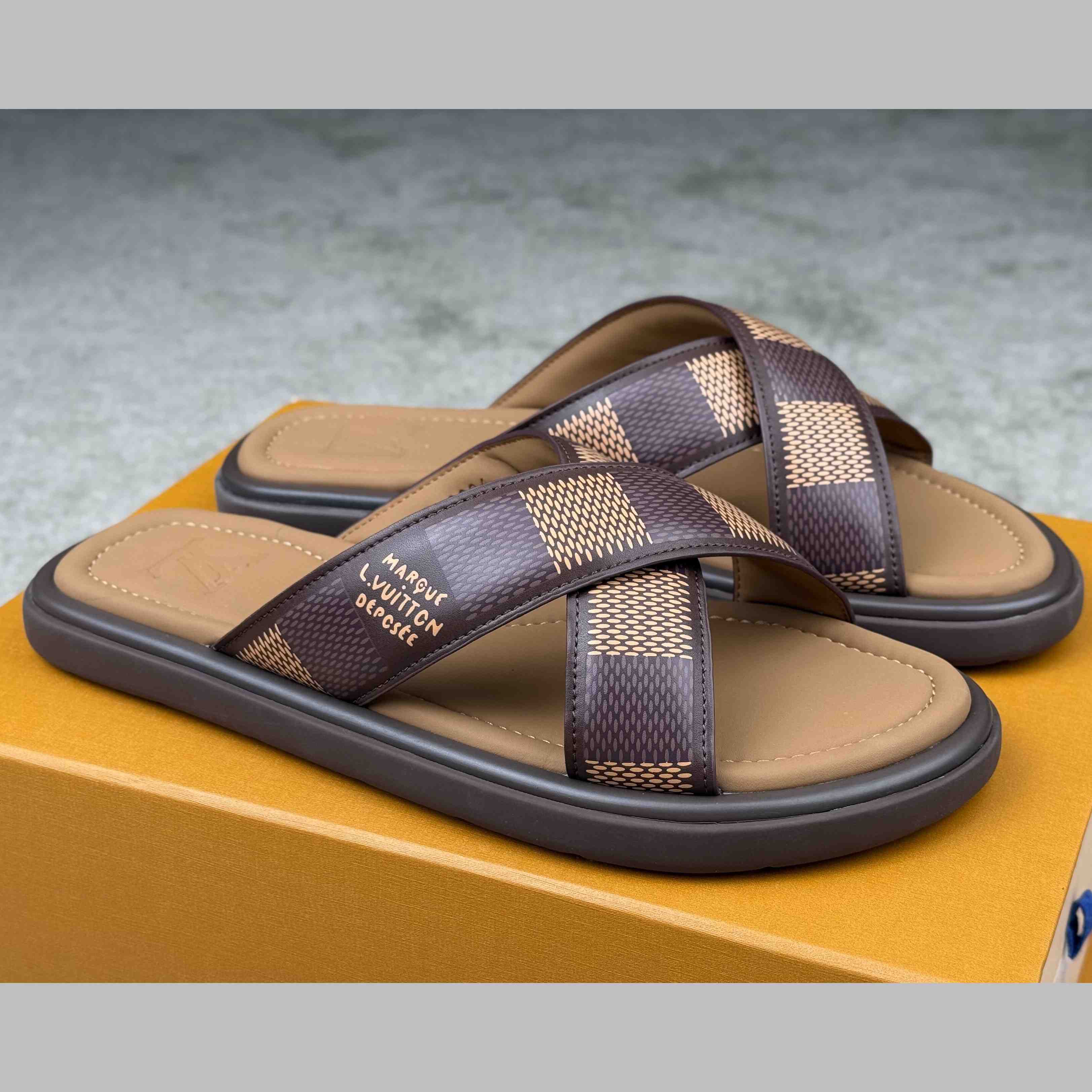 Louis Vuitton LV Venice Mule   - FashionPlug
