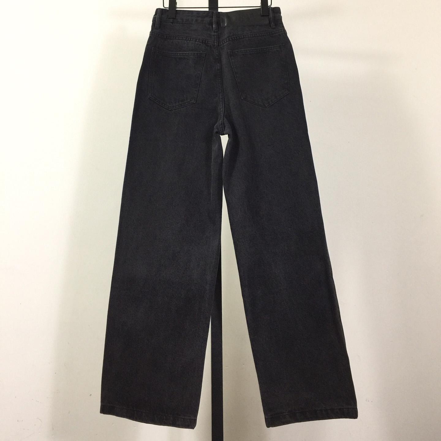 Loewe Anagram Baggy Jeans In Denim - FashionPlug