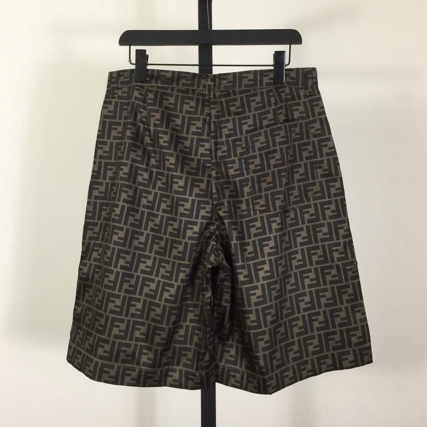 Fendi Brown Silk Short - FashionPlug