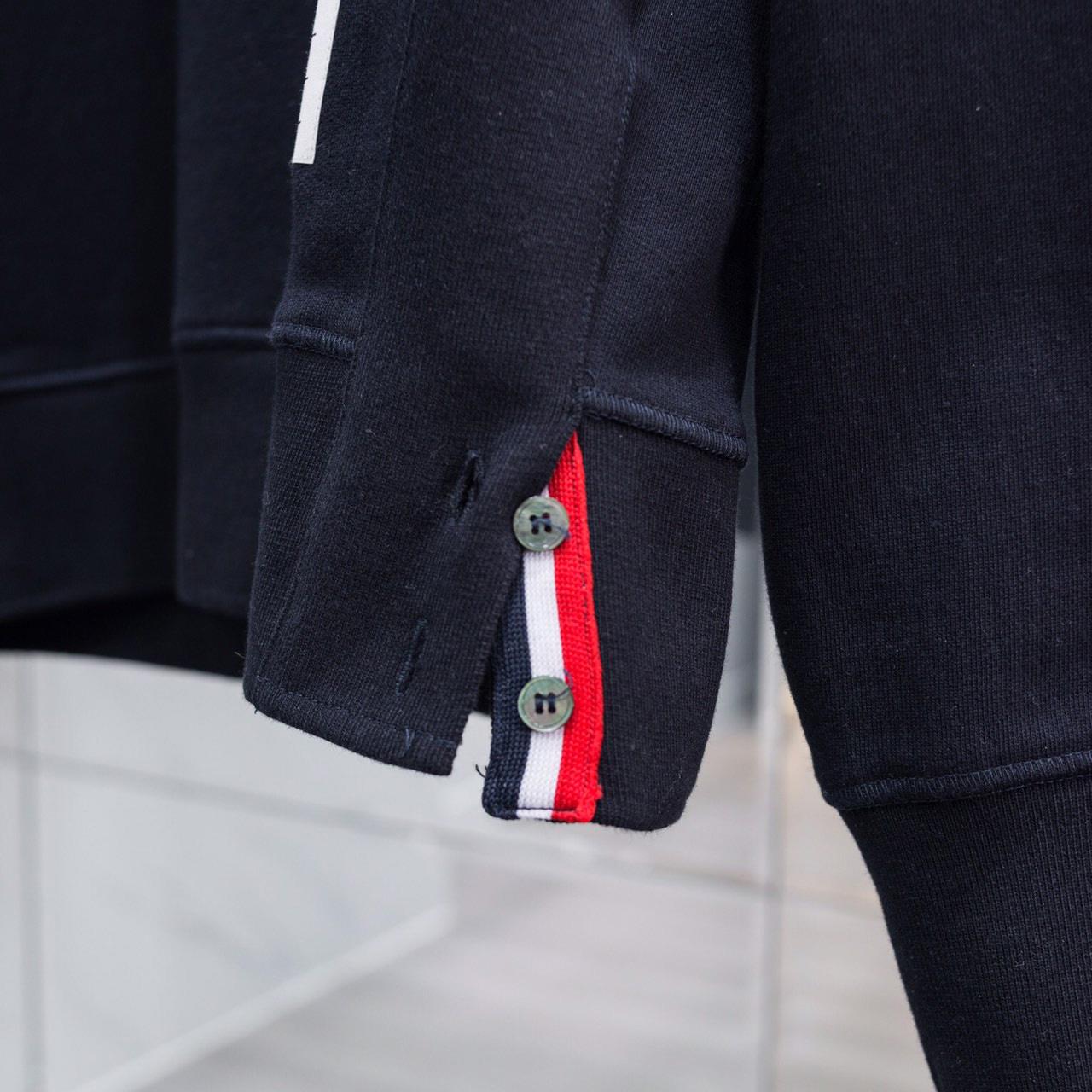 Thom Browne Stripe Sleeve Sweatshirt   TB22 - FashionPlug