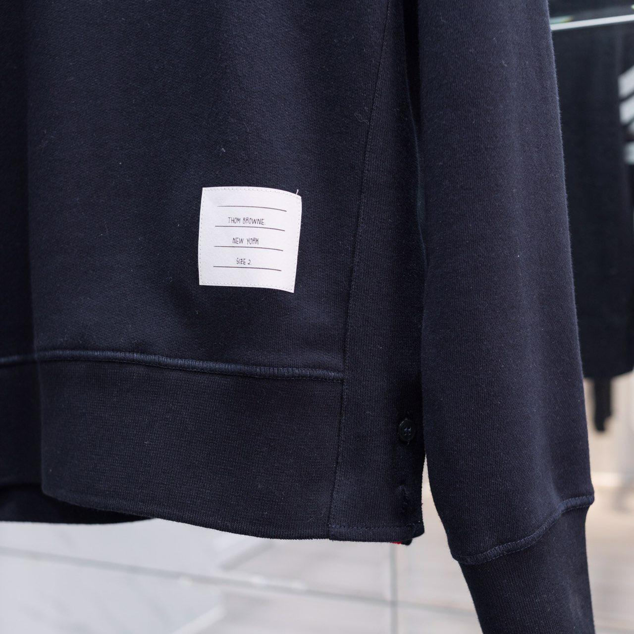 Thom Browne Stripe Sleeve Sweatshirt   TB22 - FashionPlug