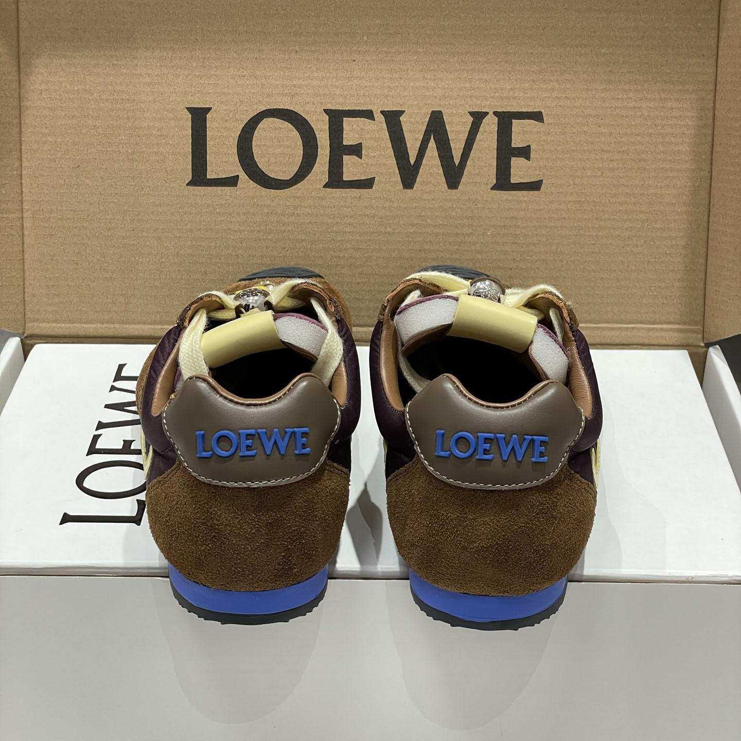 Loewe Ballet Runner 2.0 In Nylon And Calfskin - FashionPlug