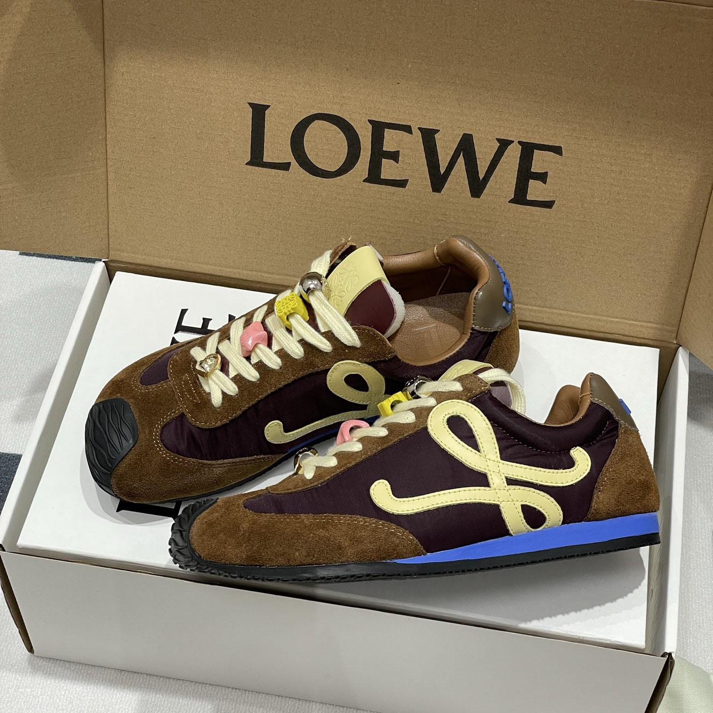 Loewe Ballet Runner 2.0 In Nylon And Calfskin - FashionPlug