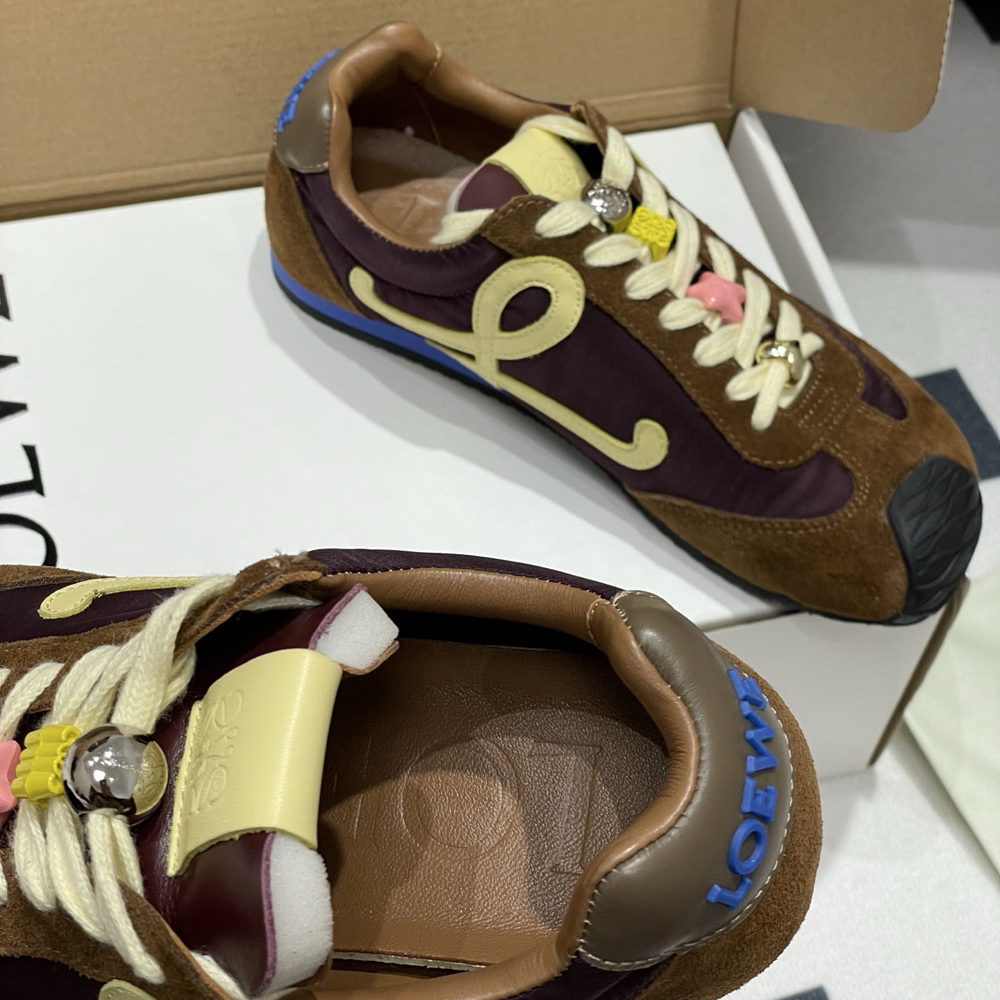 Loewe Ballet Runner 2.0 In Nylon And Calfskin - FashionPlug