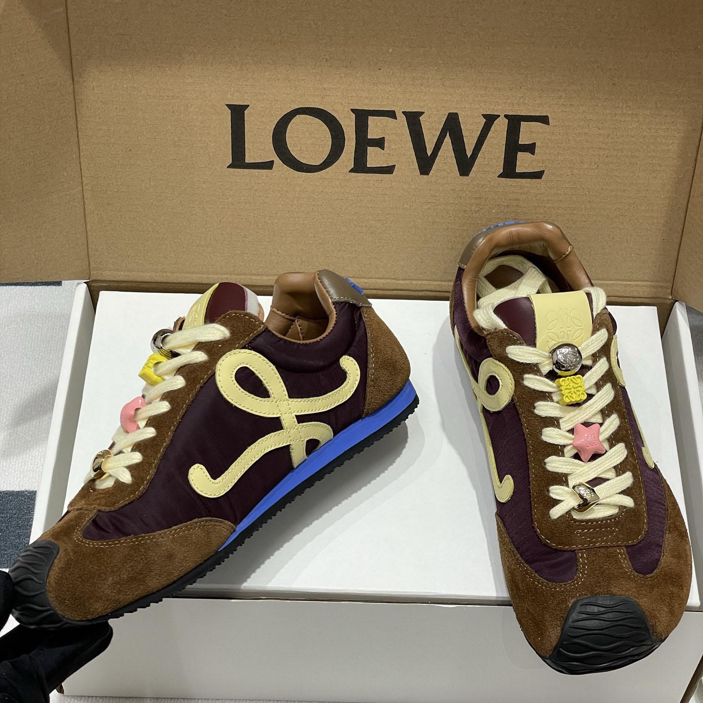 Loewe Ballet Runner 2.0 In Nylon And Calfskin - FashionPlug