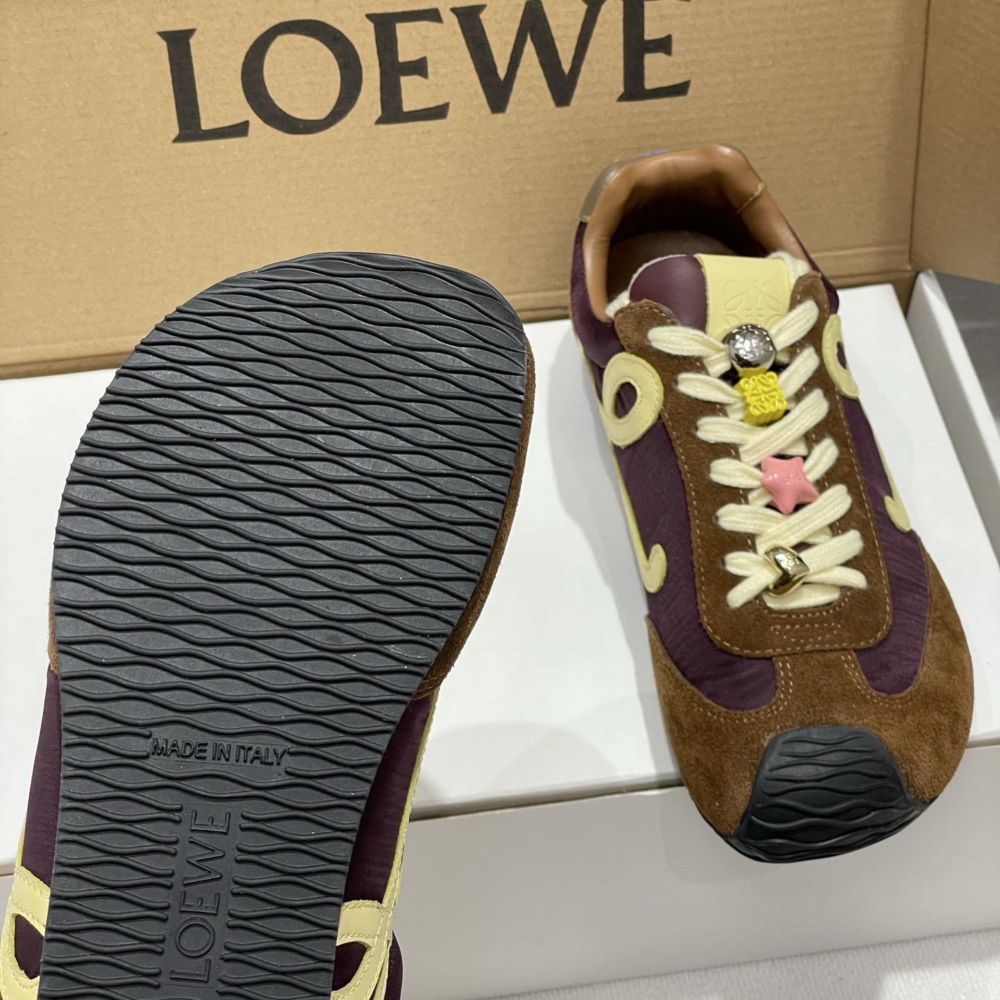 Loewe Ballet Runner 2.0 In Nylon And Calfskin - FashionPlug