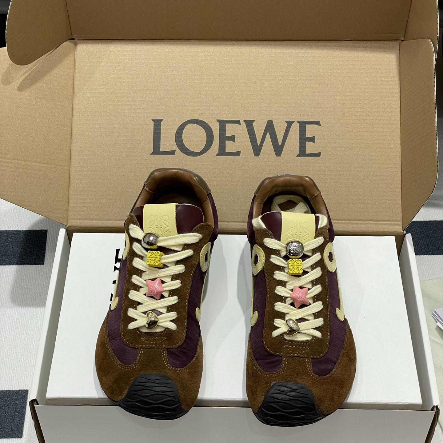 Loewe Ballet Runner 2.0 In Nylon And Calfskin - FashionPlug