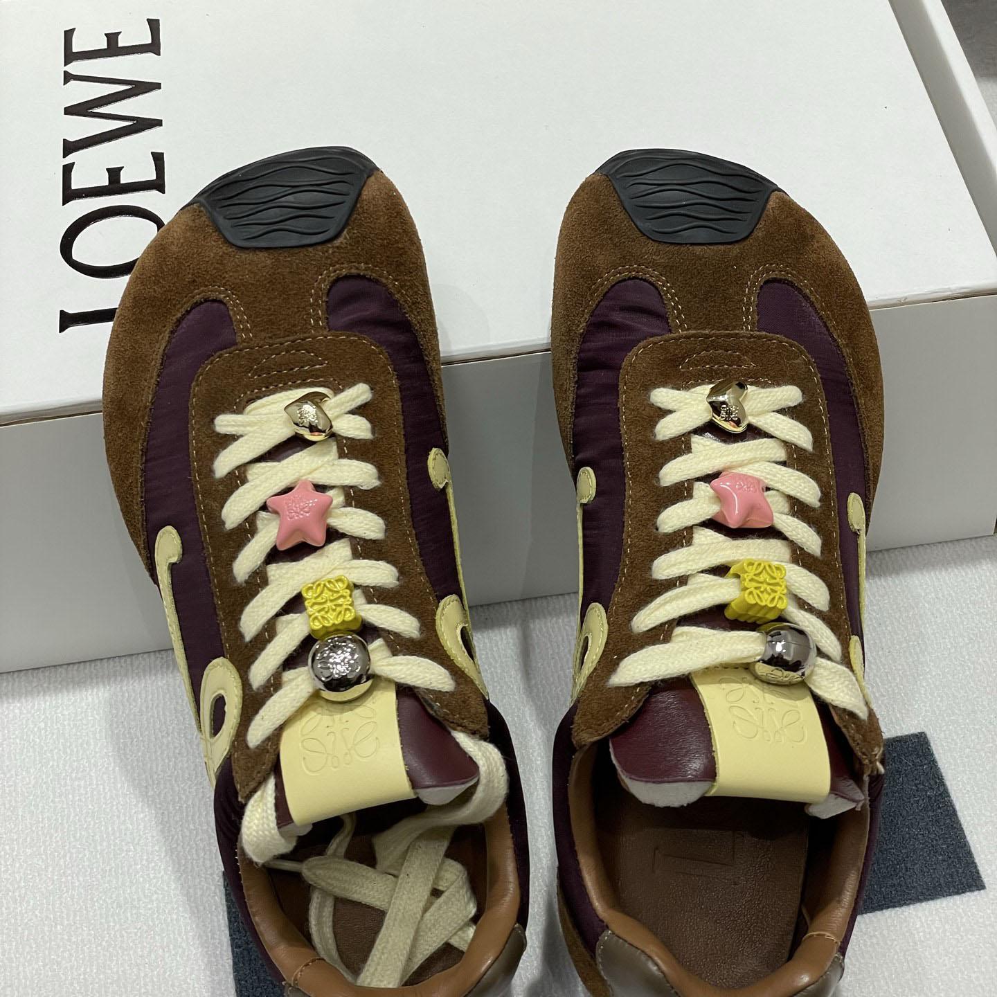 Loewe Ballet Runner 2.0 In Nylon And Calfskin - FashionPlug