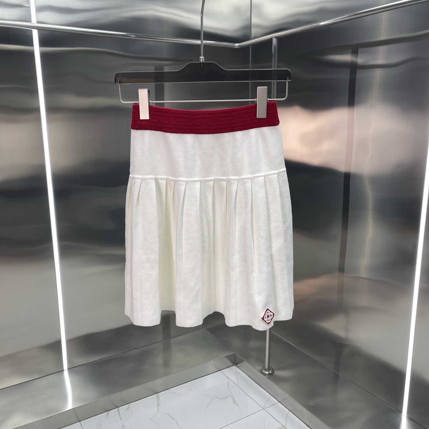 Casablanca Logo Polo Shirt And Skirt - FashionPlug