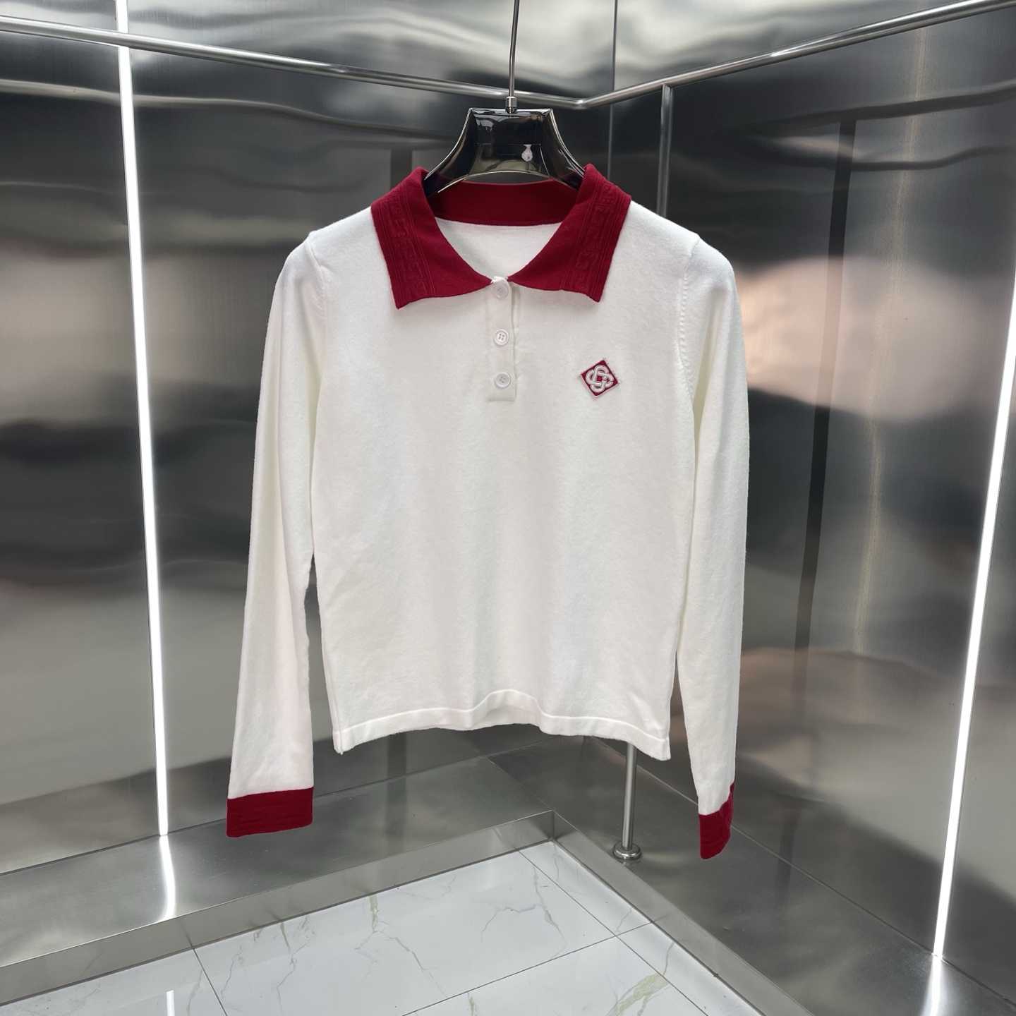 Casablanca Logo Polo Shirt And Skirt - FashionPlug