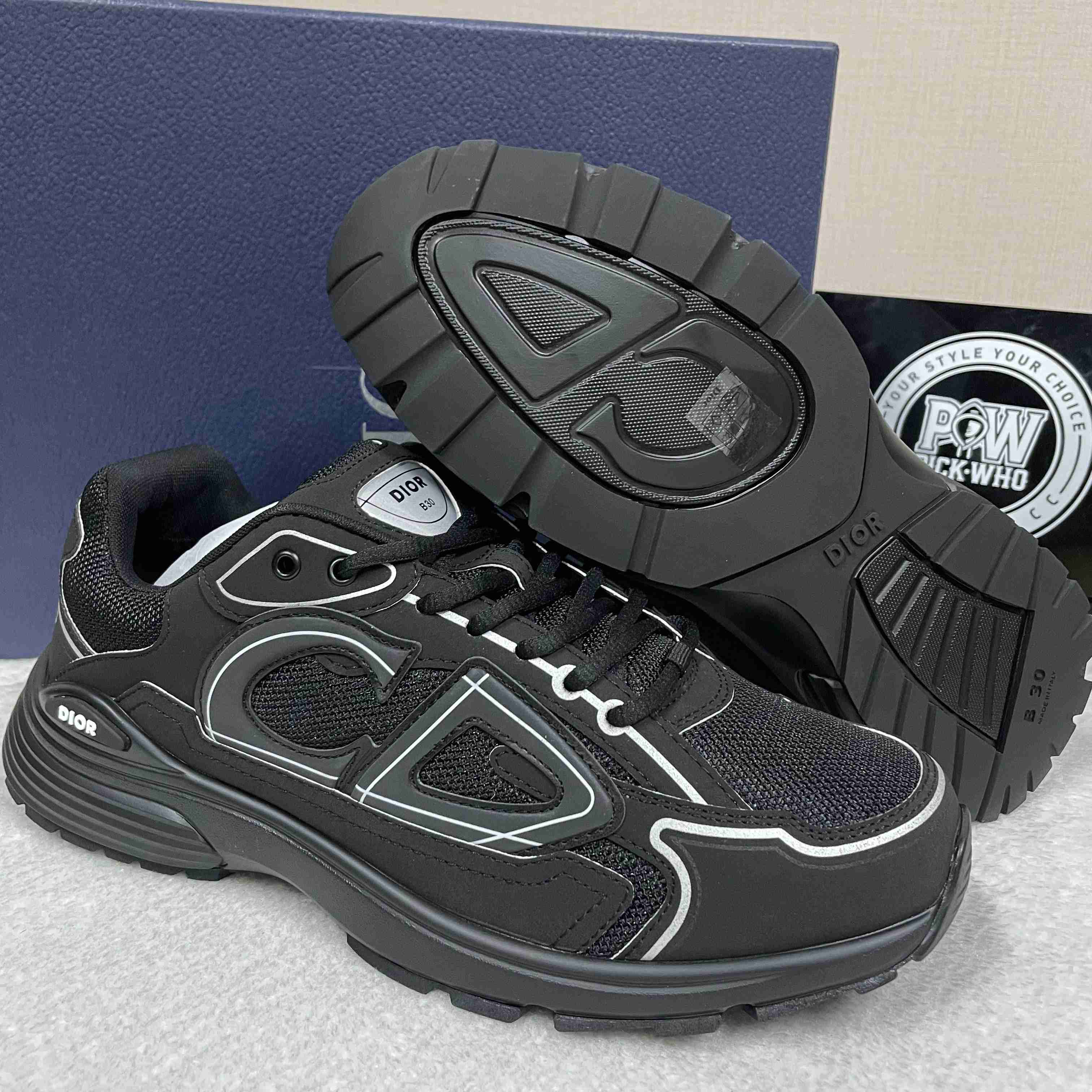 Dior B30 Triple Black - FashionPlug
