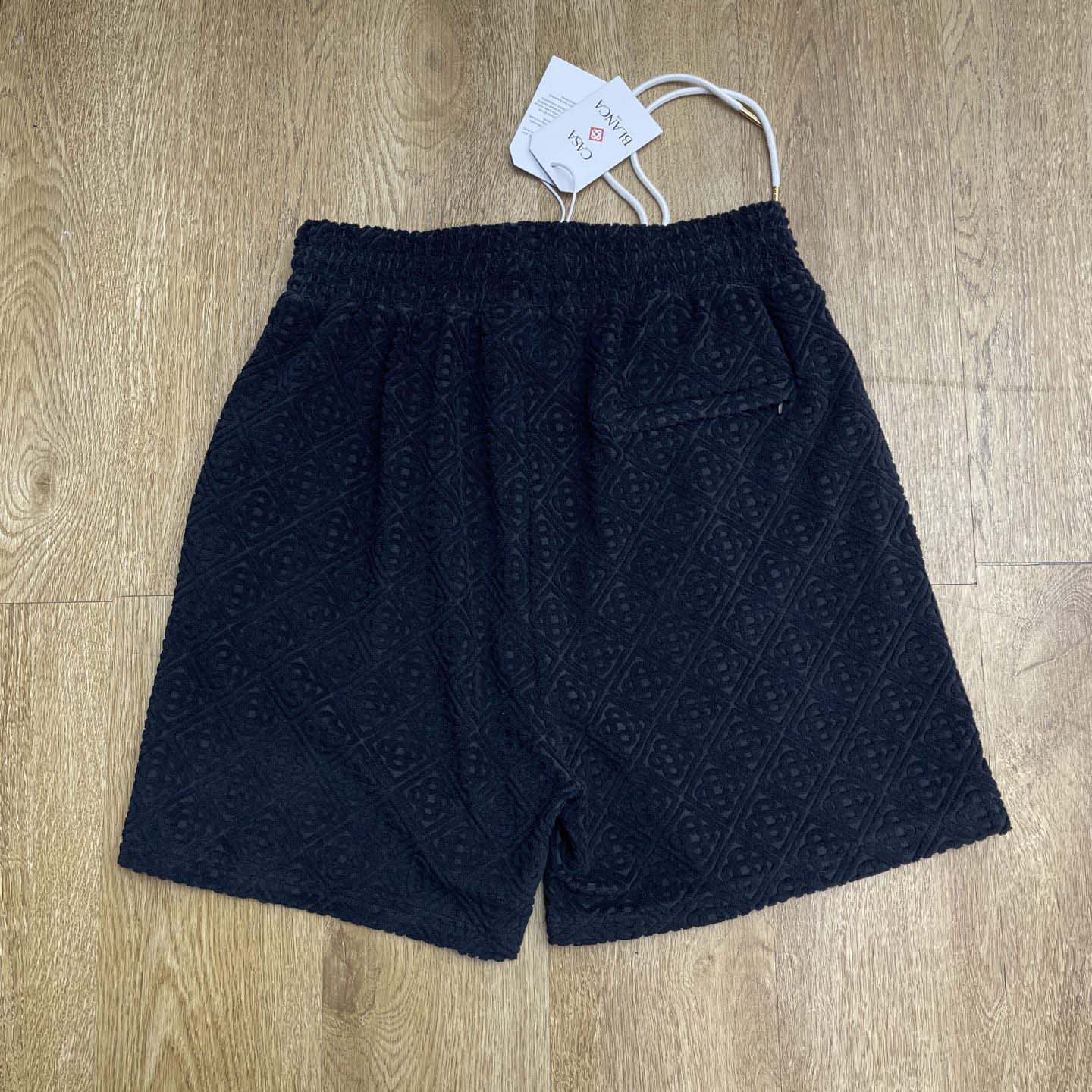 Casablanca Monogram Jacquard Towelling Shorts    c1029 - FashionPlug