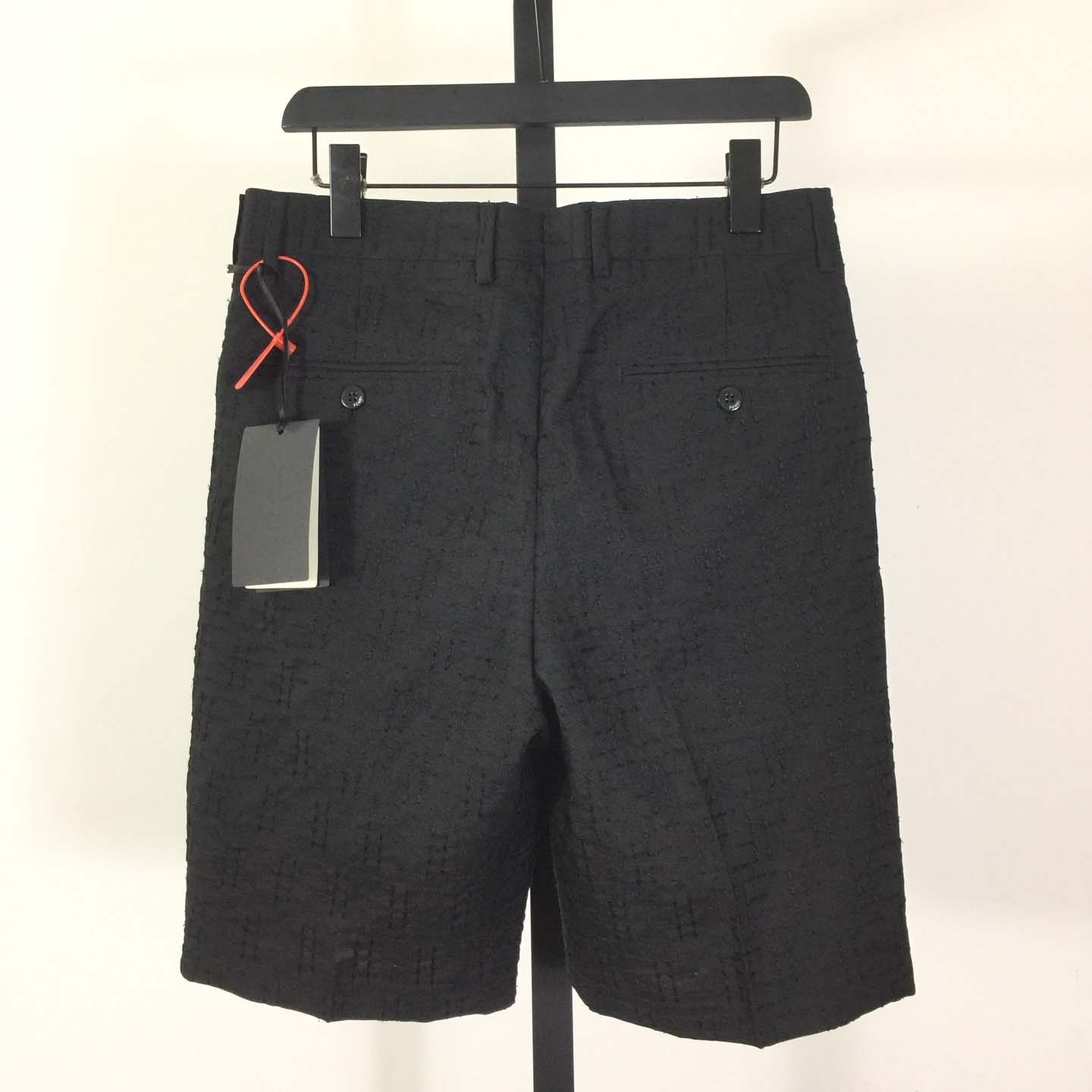 Fendi Black Cotton Shorts - FashionPlug