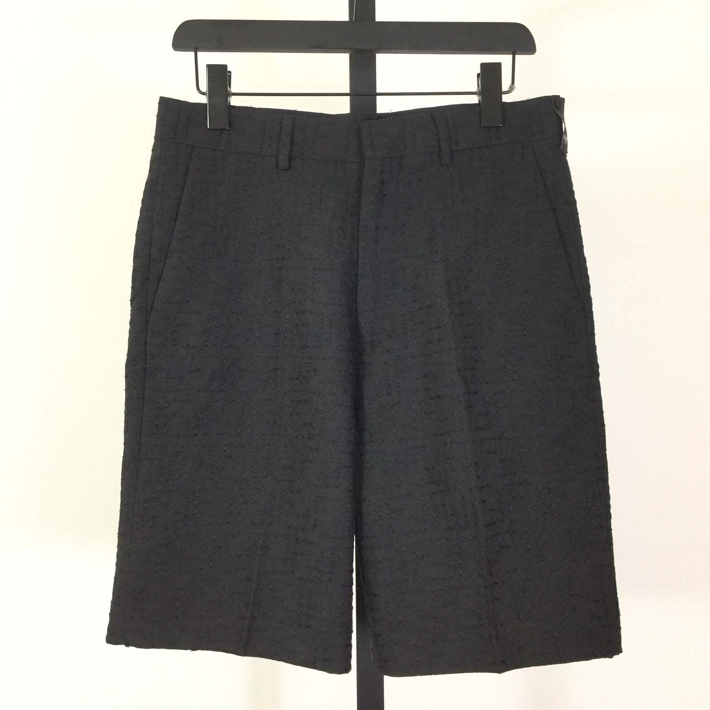 Fendi Black Cotton Shorts - FashionPlug