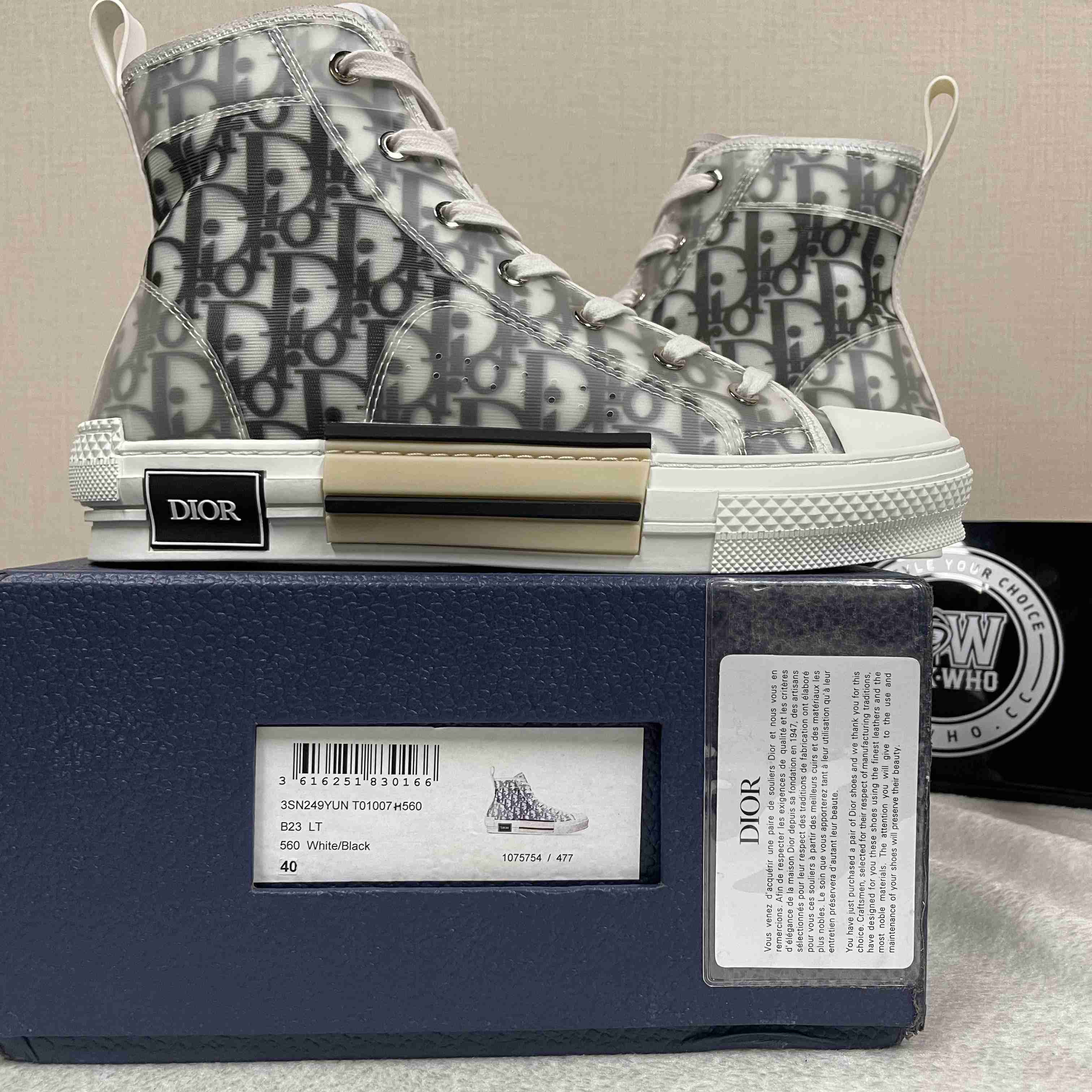 Dior B23 High 'Dior Oblique' - FashionPlug