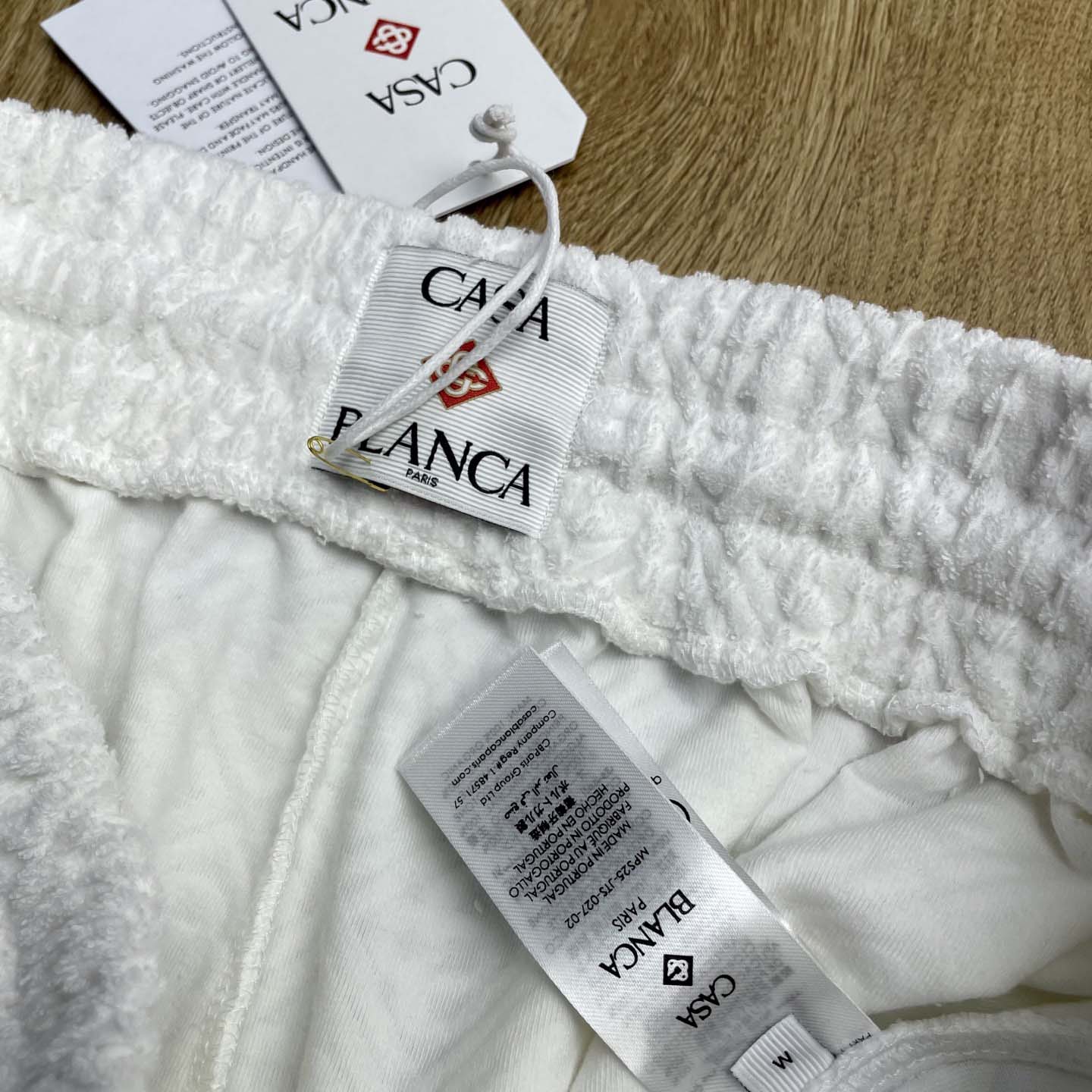 Casablanca Monogram Jacquard Towelling Shorts    c1031 - FashionPlug