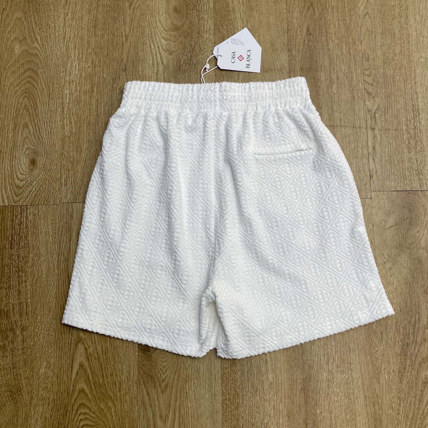 Casablanca Monogram Jacquard Towelling Shorts    c1031 - FashionPlug