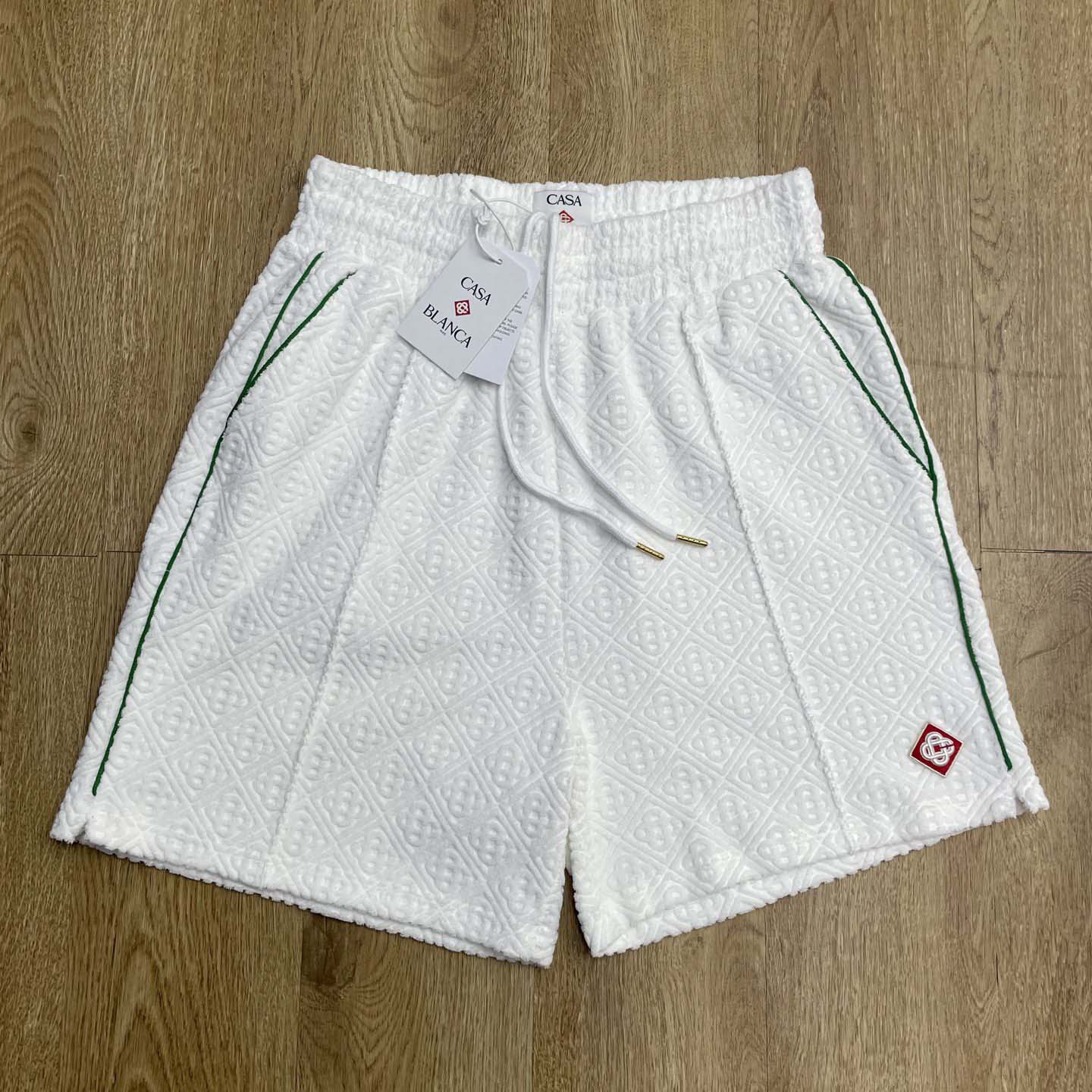 Casablanca Monogram Jacquard Towelling Shorts    c1031 - FashionPlug
