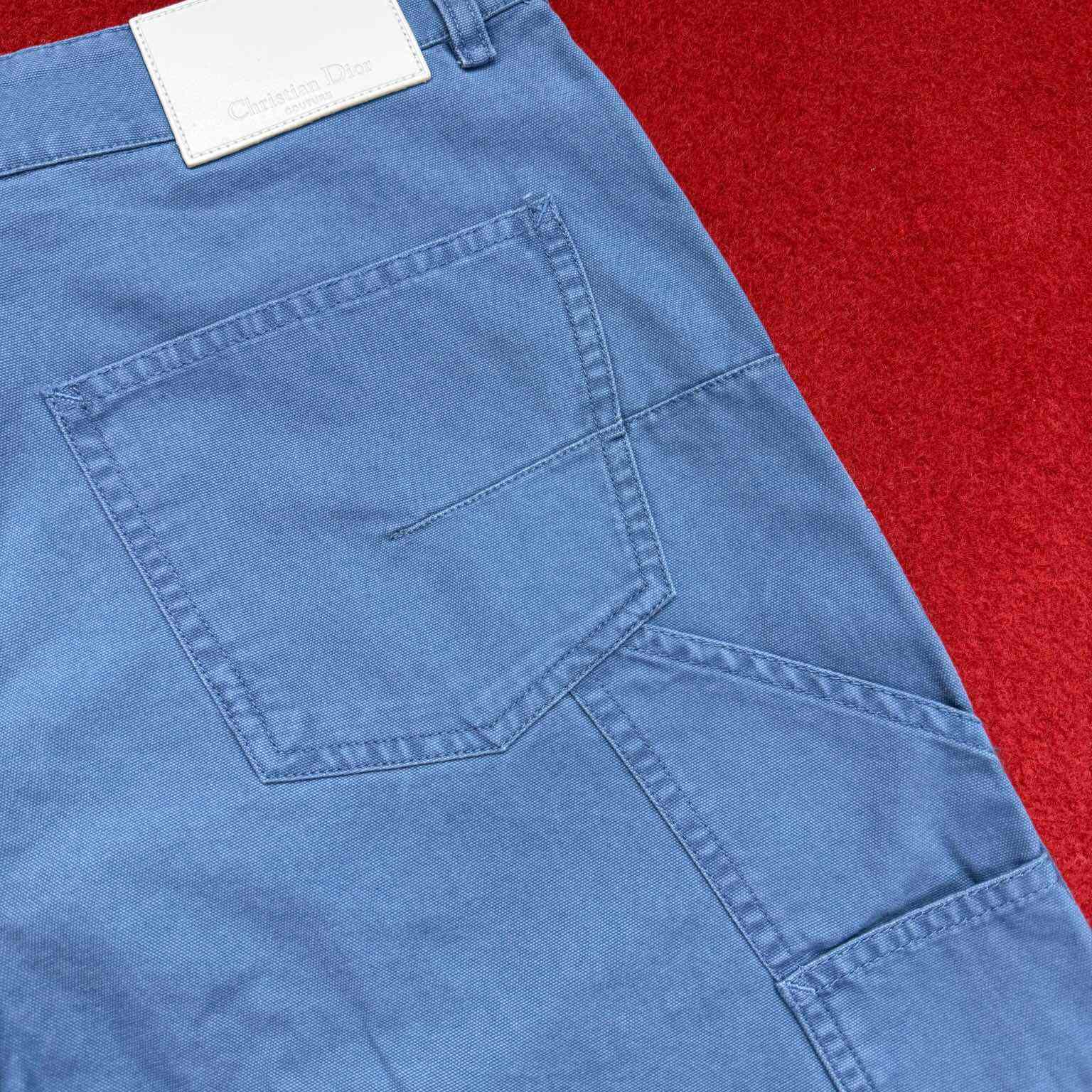 Dior Men Blue Bermuda Shorts - FashionPlug