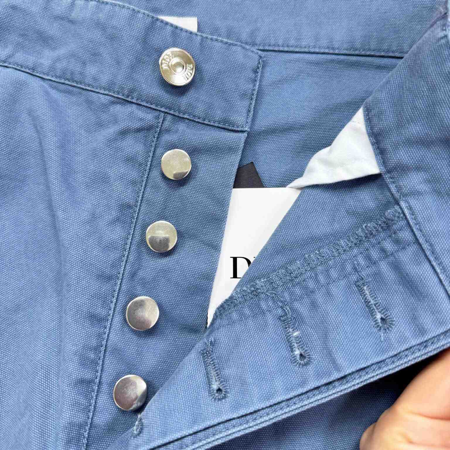 Dior Men Blue Bermuda Shorts - FashionPlug