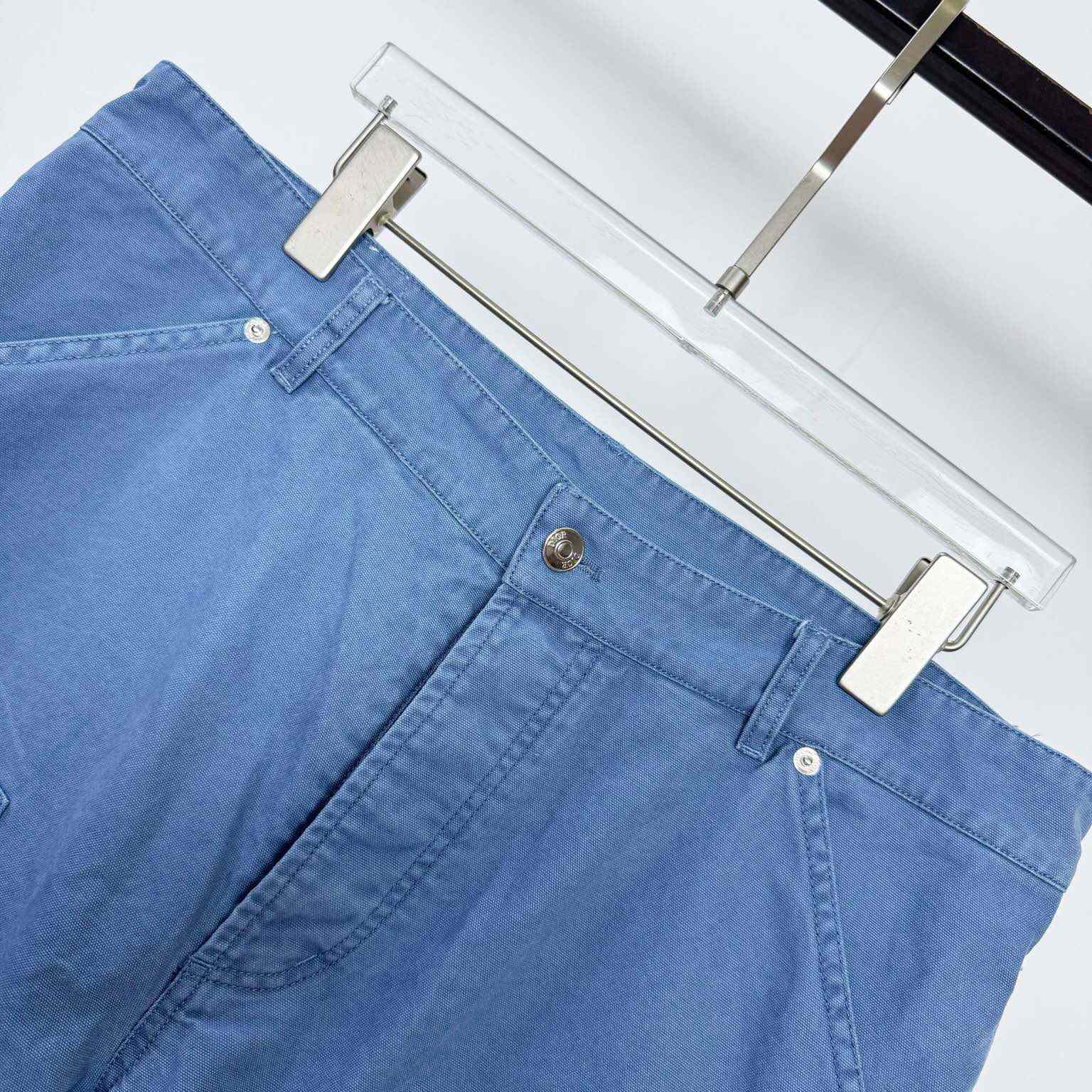 Dior Men Blue Bermuda Shorts - FashionPlug