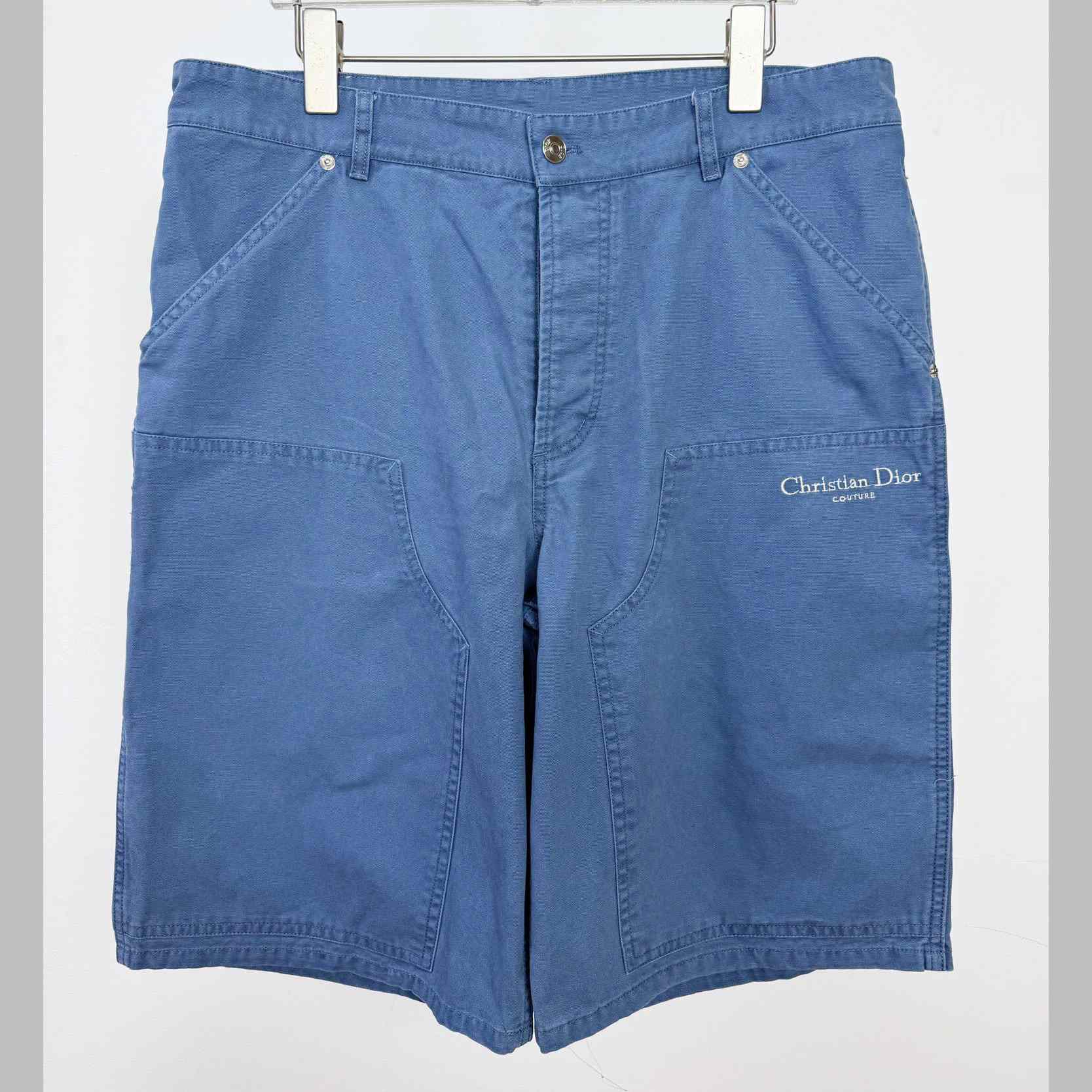 Dior Men Blue Bermuda Shorts - FashionPlug