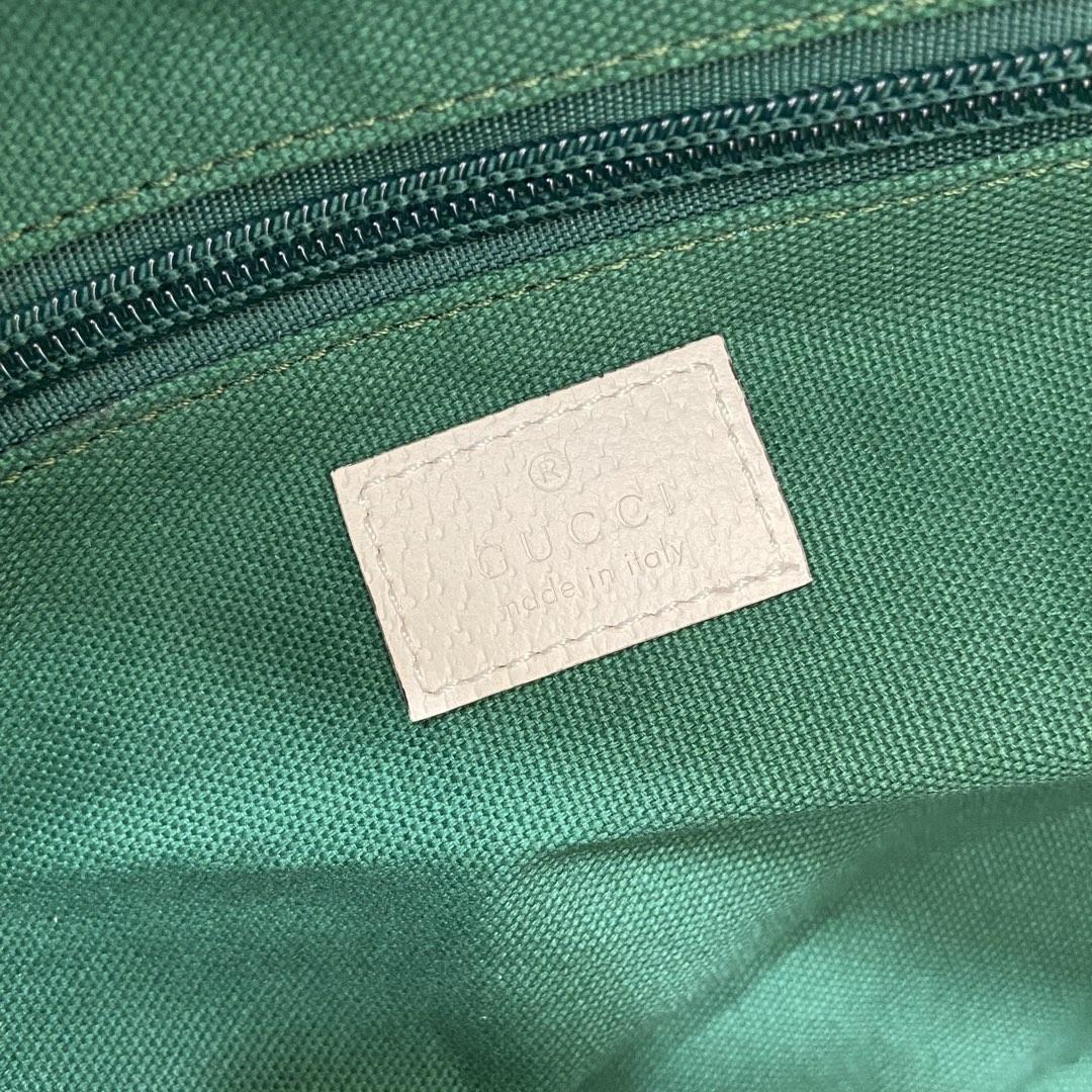 Gucci Medium Duffle Bag With Web - FashionPlug