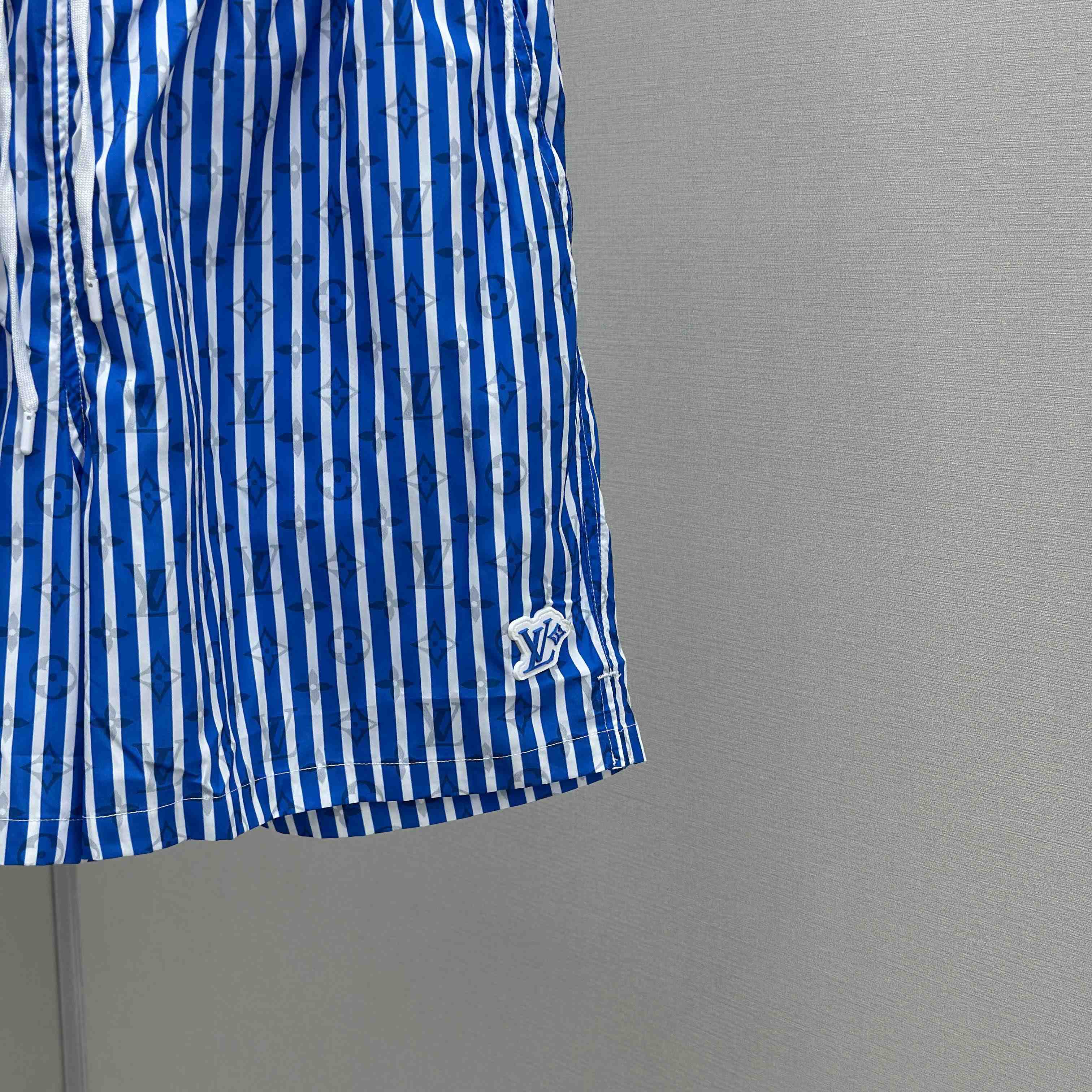 Louis Vuitton Monogram Striped Swim Shorts   1AHVZF - FashionPlug