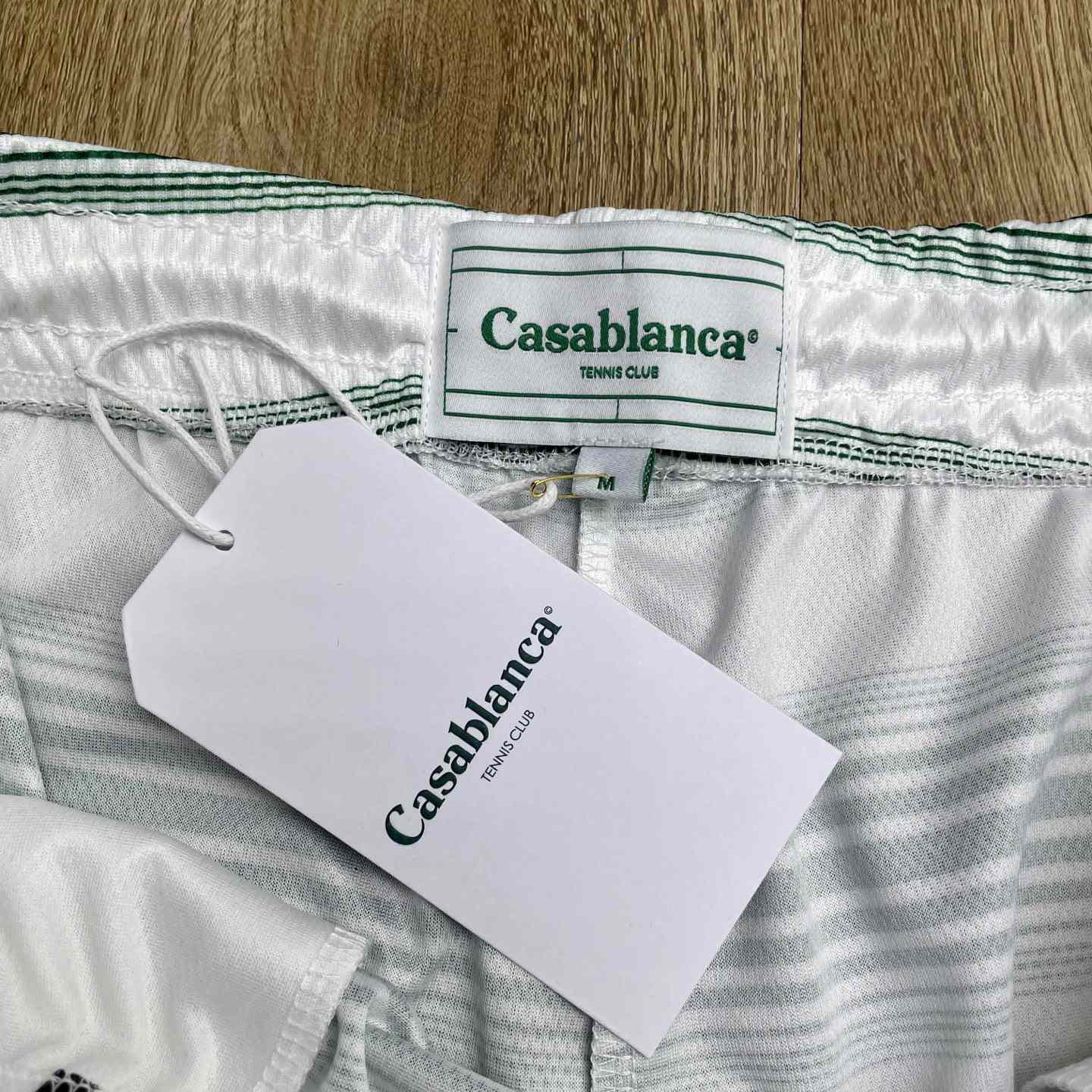 Casablanca Gradient Stripe Sweatshorts   C1011 - FashionPlug