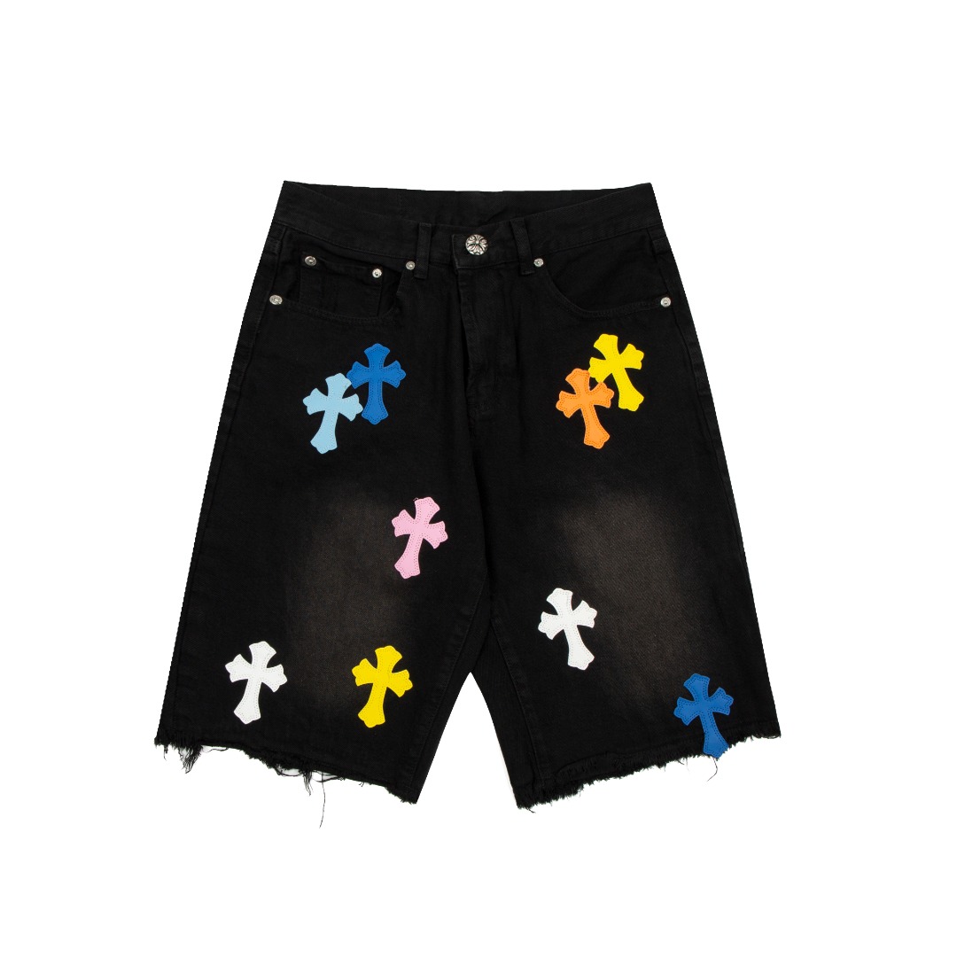 Chrome Hearts Denim Shorts - FashionPlug