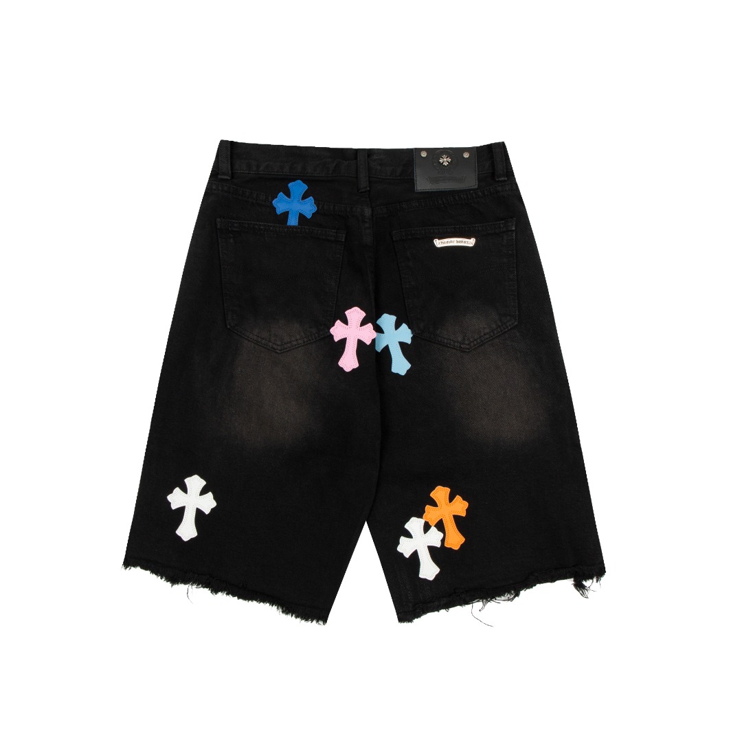 Chrome Hearts Denim Shorts - FashionPlug