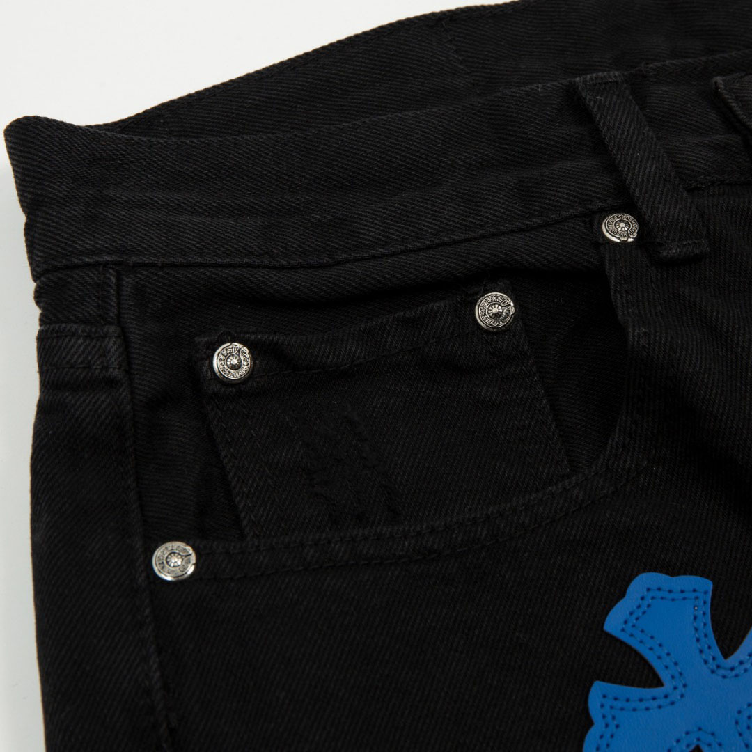 Chrome Hearts Denim Shorts - FashionPlug