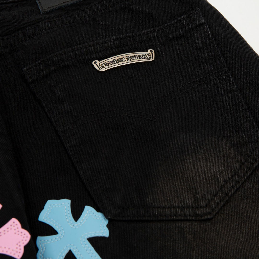 Chrome Hearts Denim Shorts - FashionPlug