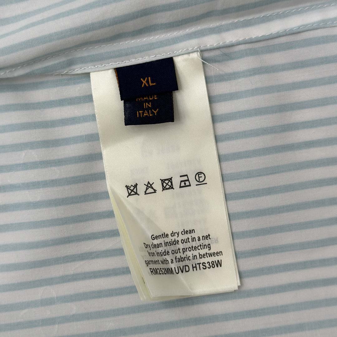 Louis Vuitton Monogram Striped Shirt   1AHVXI - FashionPlug