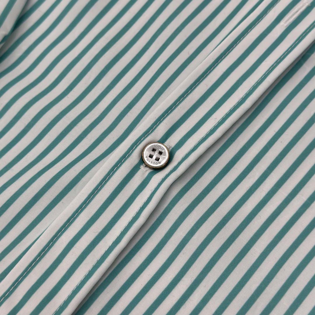 Louis Vuitton Monogram Striped Shirt   1AHVXI - FashionPlug