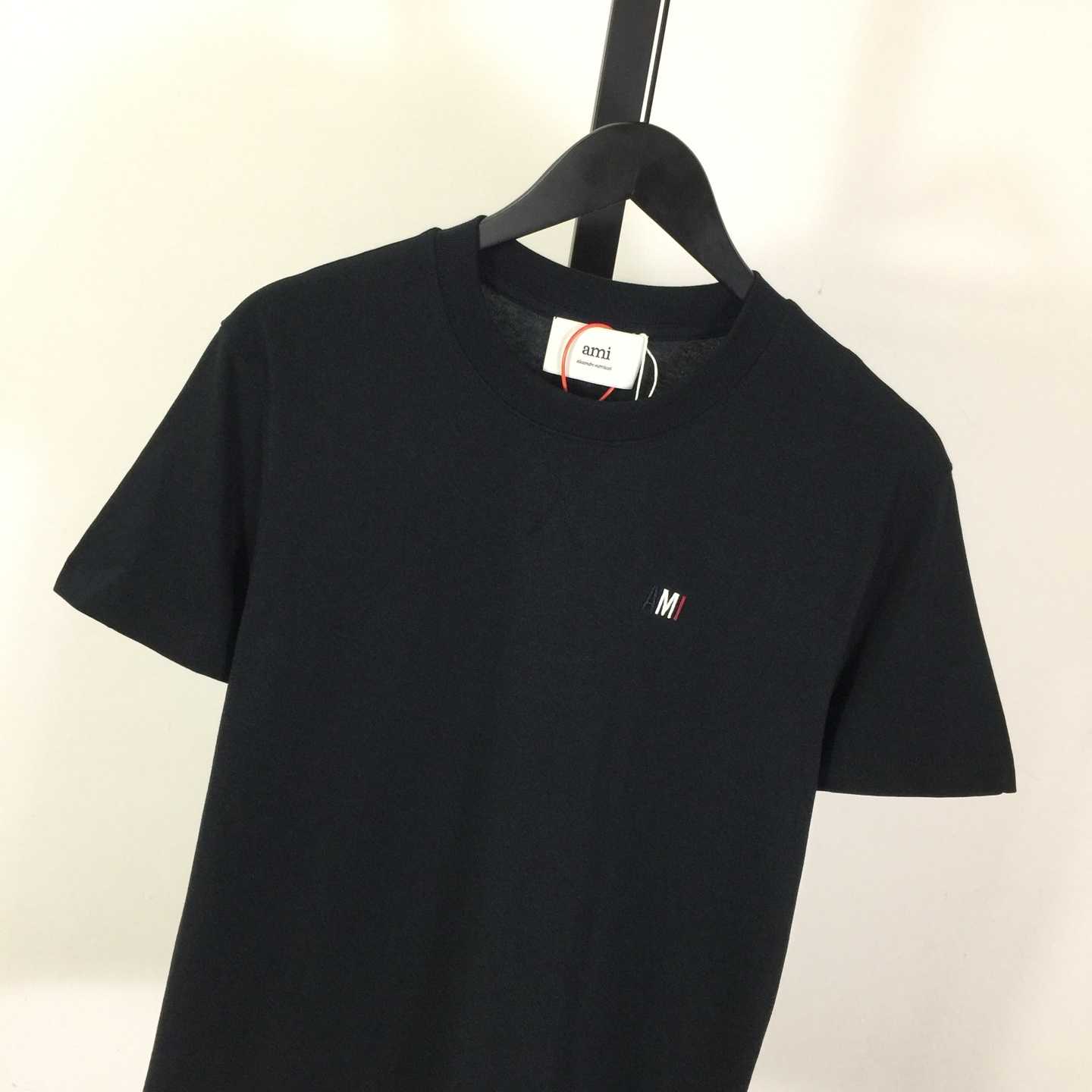 AMI Paris Bleu Blanc Rouge Ami T-Shirt - FashionPlug