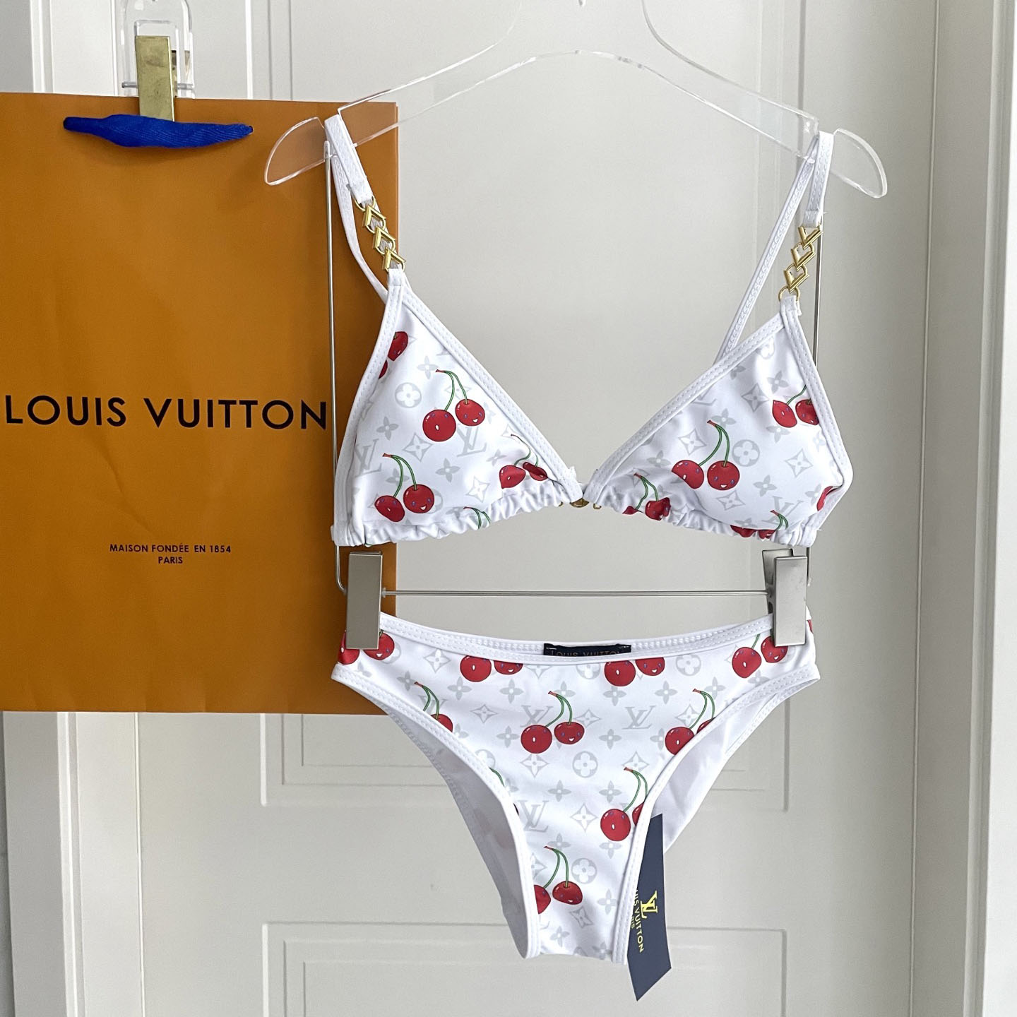 Louis Vuitton LV x TM Cherry Bikini Top    1AHIAY - FashionPlug