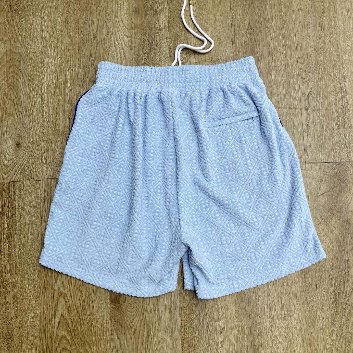 Casablanca Monogram Jacquard Towelling Shorts    c1027 - FashionPlug
