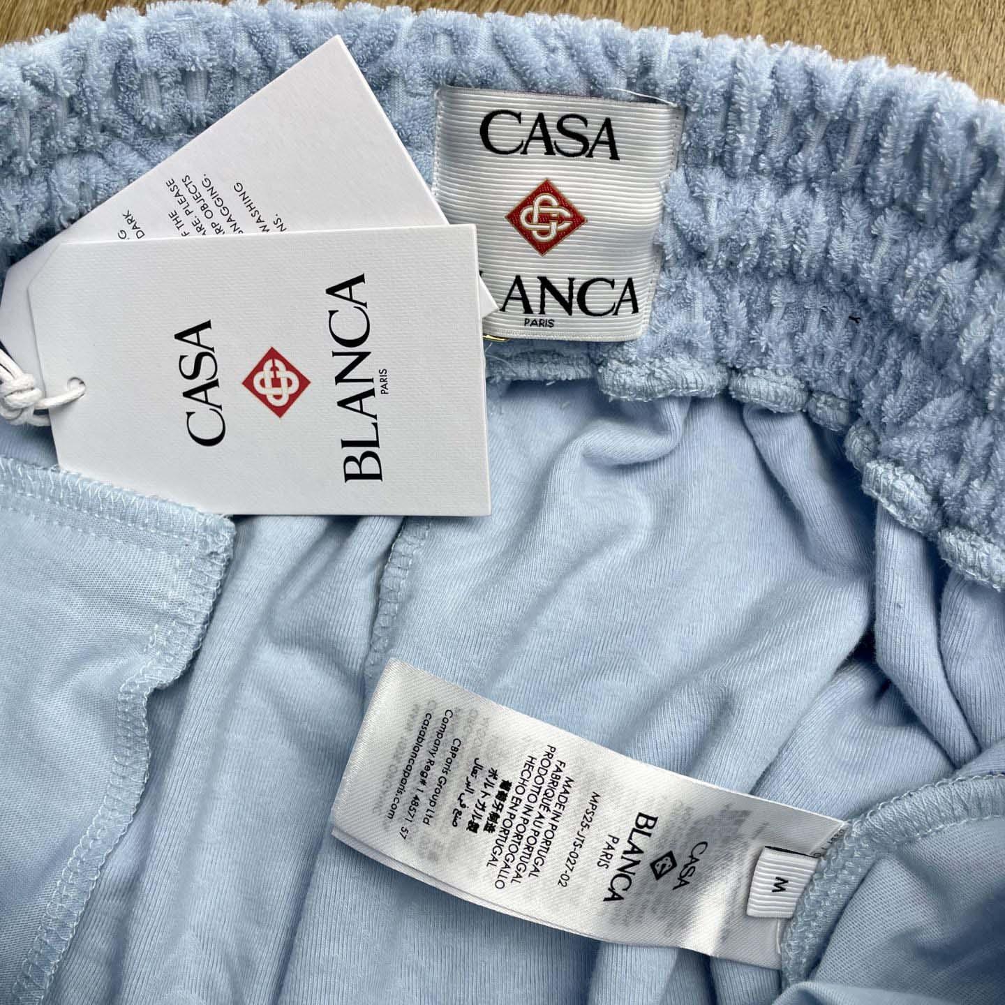 Casablanca Monogram Jacquard Towelling Shorts    c1027 - FashionPlug