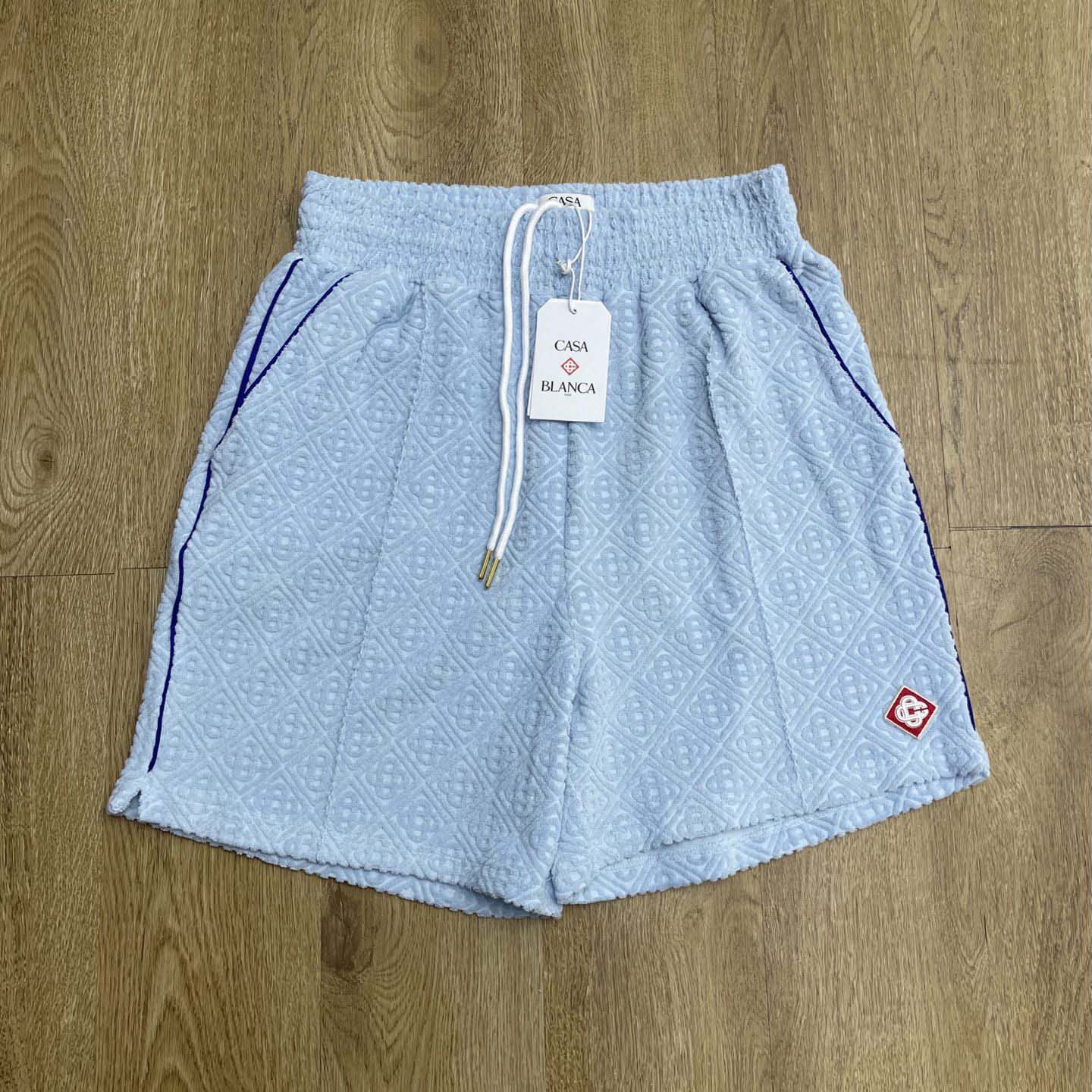 Casablanca Monogram Jacquard Towelling Shorts    c1027 - FashionPlug
