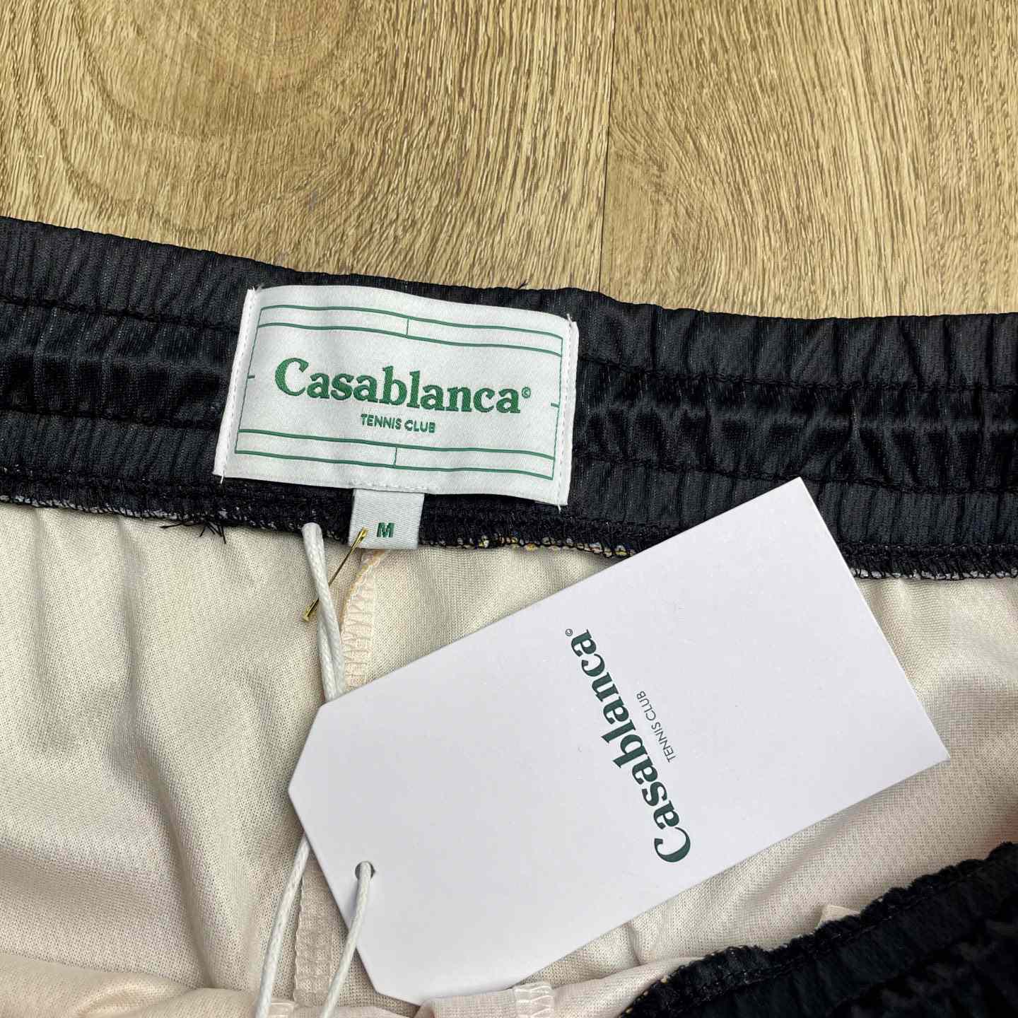 Casablanca Pastel Gradient Football Shorts   C1006 - FashionPlug