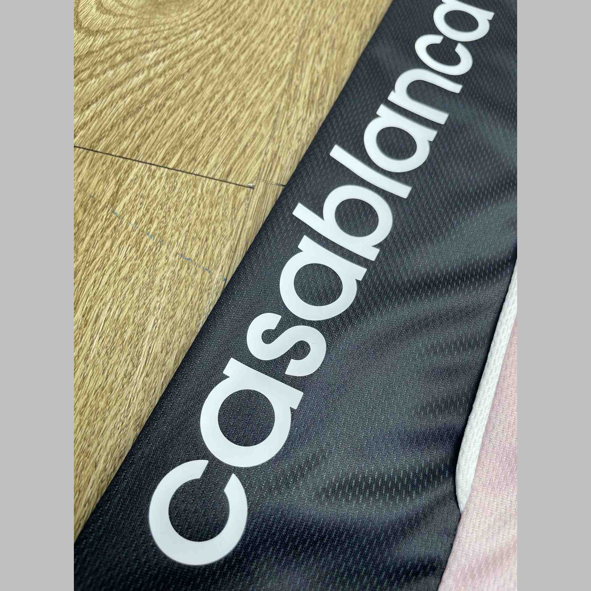 Casablanca Pastel Gradient Football Shorts   C1006 - FashionPlug