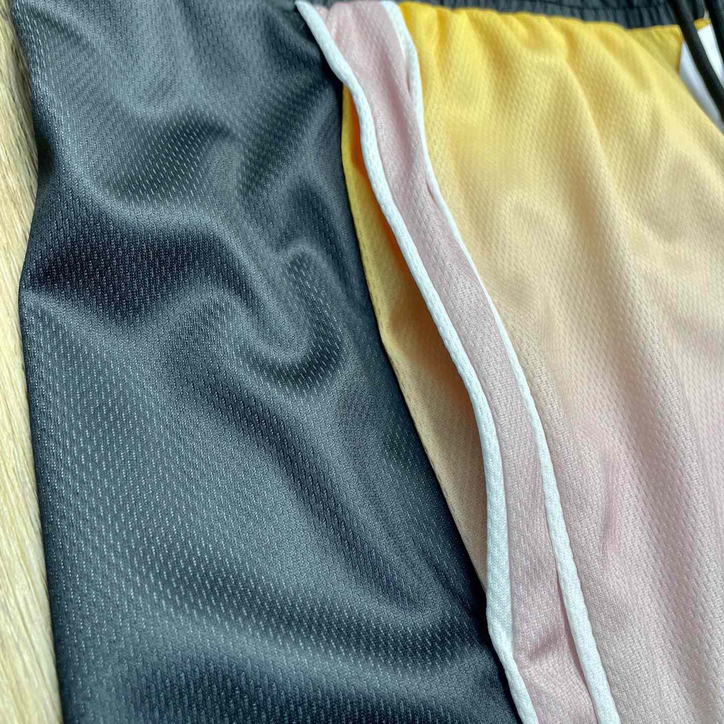 Casablanca Pastel Gradient Football Shorts   C1006 - FashionPlug