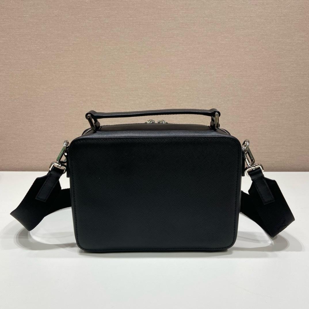 Prada Medium Prada Brique Saffiano Leather Bag - FashionPlug