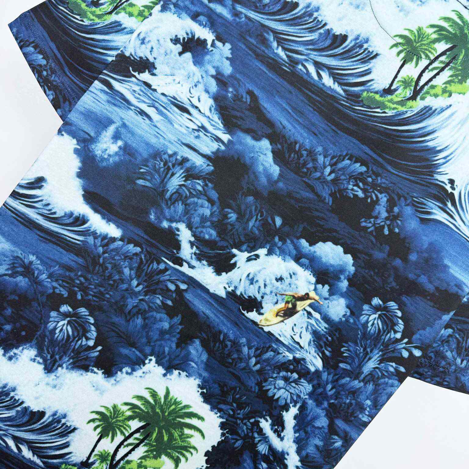 Louis Vuitton Printed Short-Sleeved Cotton T-Shirt   1AFRFH - FashionPlug