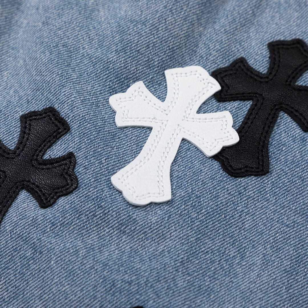 Chrome Hearts Denim Shorts - FashionPlug